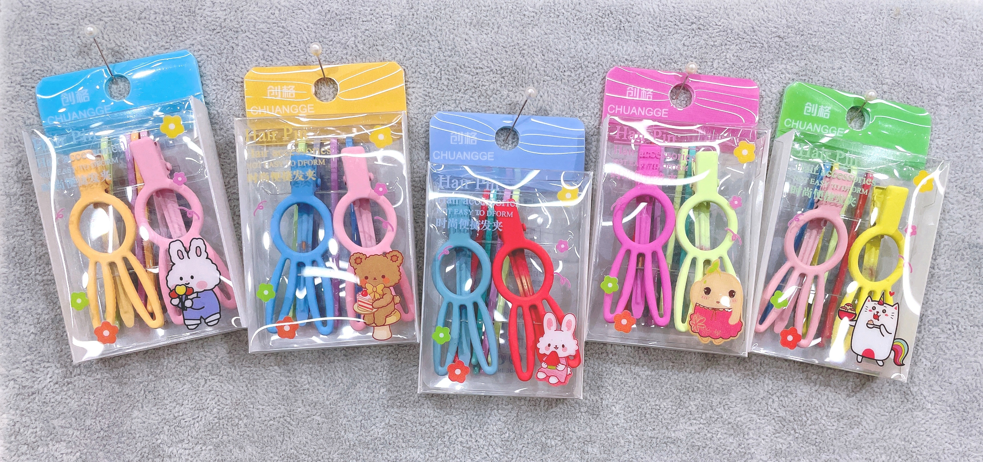 Korean-style popular color box one-word clip BB clip set Specification image