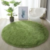 Nordic ins round carpet, bedroom, woolen carpet with velvet floor mat, long-haired bedroom, girl's living room, bedside blanket, hanging basket, computer chair, small floor mat, thickened dressing table Item Picture