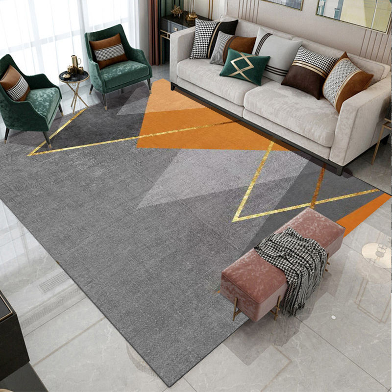 Ins-style Nordic floor mat carpet, living room sofa coffee table carpet, bedroom bedside blanket, simple and modern home floor mat Item Picture