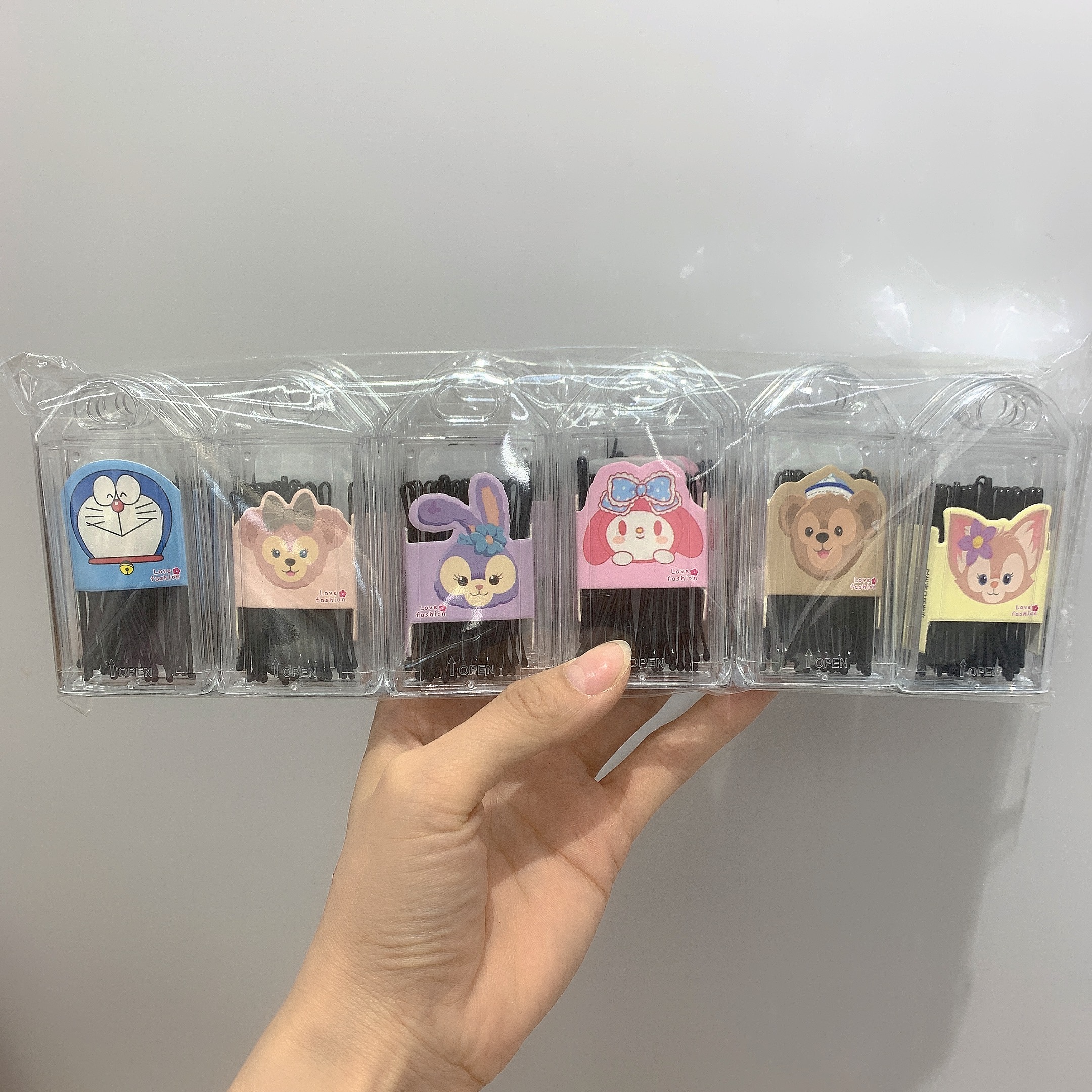 The Korean version of the popular one-piece clip box set basic style side clip fringe clip Application Scenario