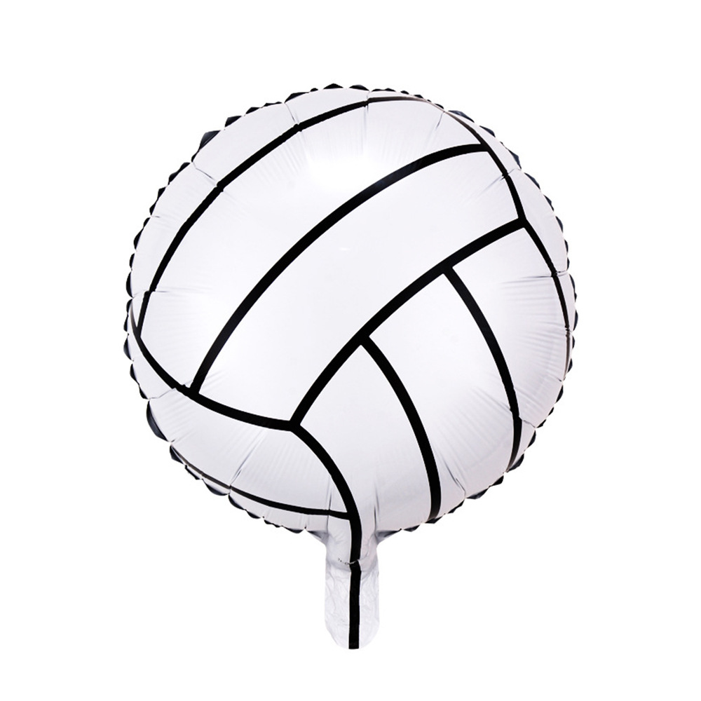 Cross-border various sports goods balloons, baseball, volleyball, basketball, rugby, aluminum film balloons, birthday decorations Application Scenario