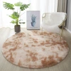 Nordic ins round carpet, bedroom, woolen carpet with velvet floor mat, long-haired bedroom, girl's living room, bedside blanket, hanging basket, computer chair, small floor mat, thickened dressing table Specification image