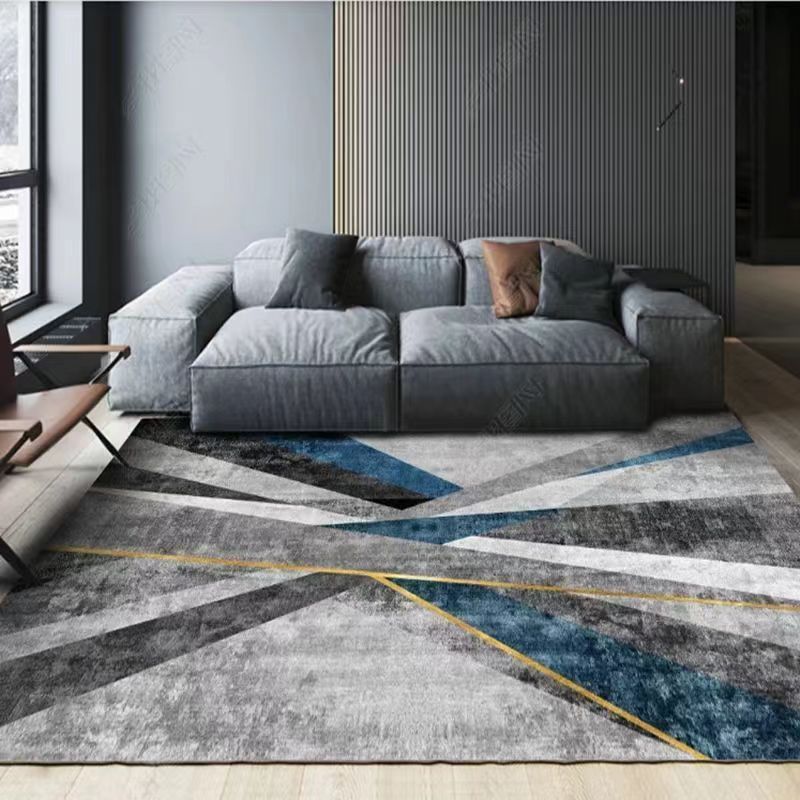房间满铺地毯客厅地垫沙发茶几毯轻奢新中式北欧简约现代抽象卧室满铺详情图5