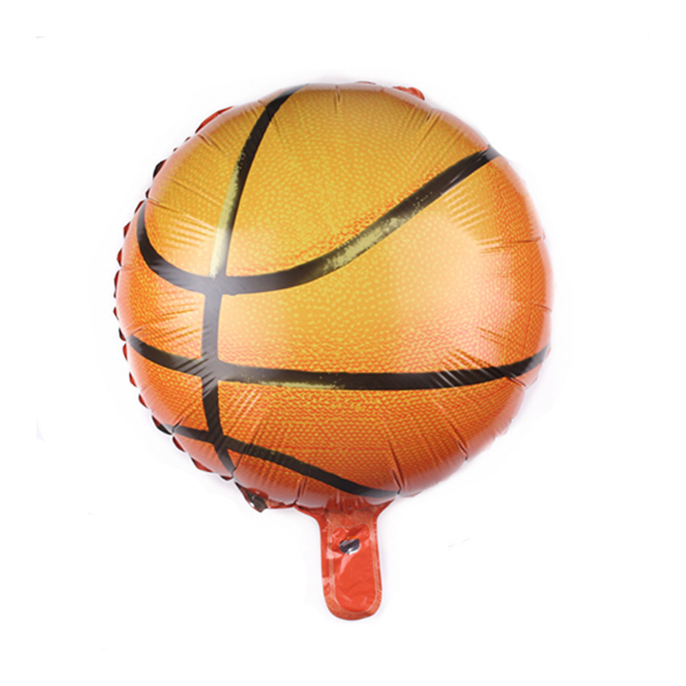 Cross-border various sports goods balloons, baseball, volleyball, basketball, rugby, aluminum film balloons, birthday decorations Item Picture