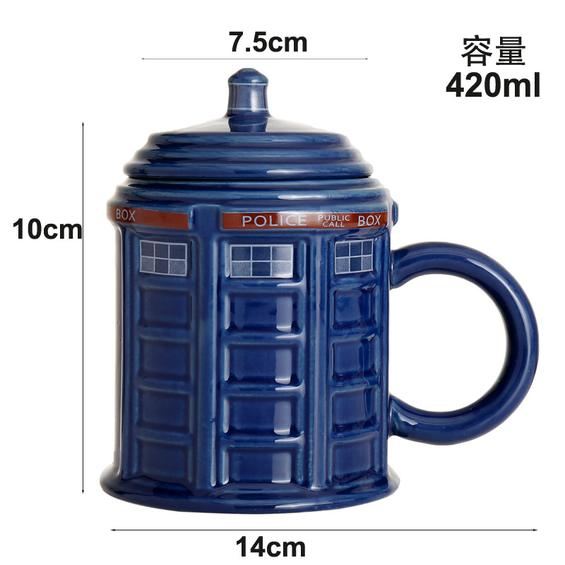 mug英国Doctor Who周边创意mug塔迪斯陶瓷杯咖啡杯子送男女友详情图3