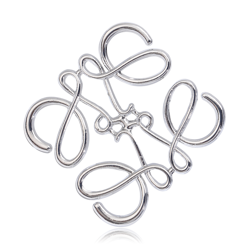 Factory direct sales of creative and light luxury Korean version new best-selling smooth brooches, light luxury creative retro brooches, simple and fashionable accessory pins in stock Item Picture