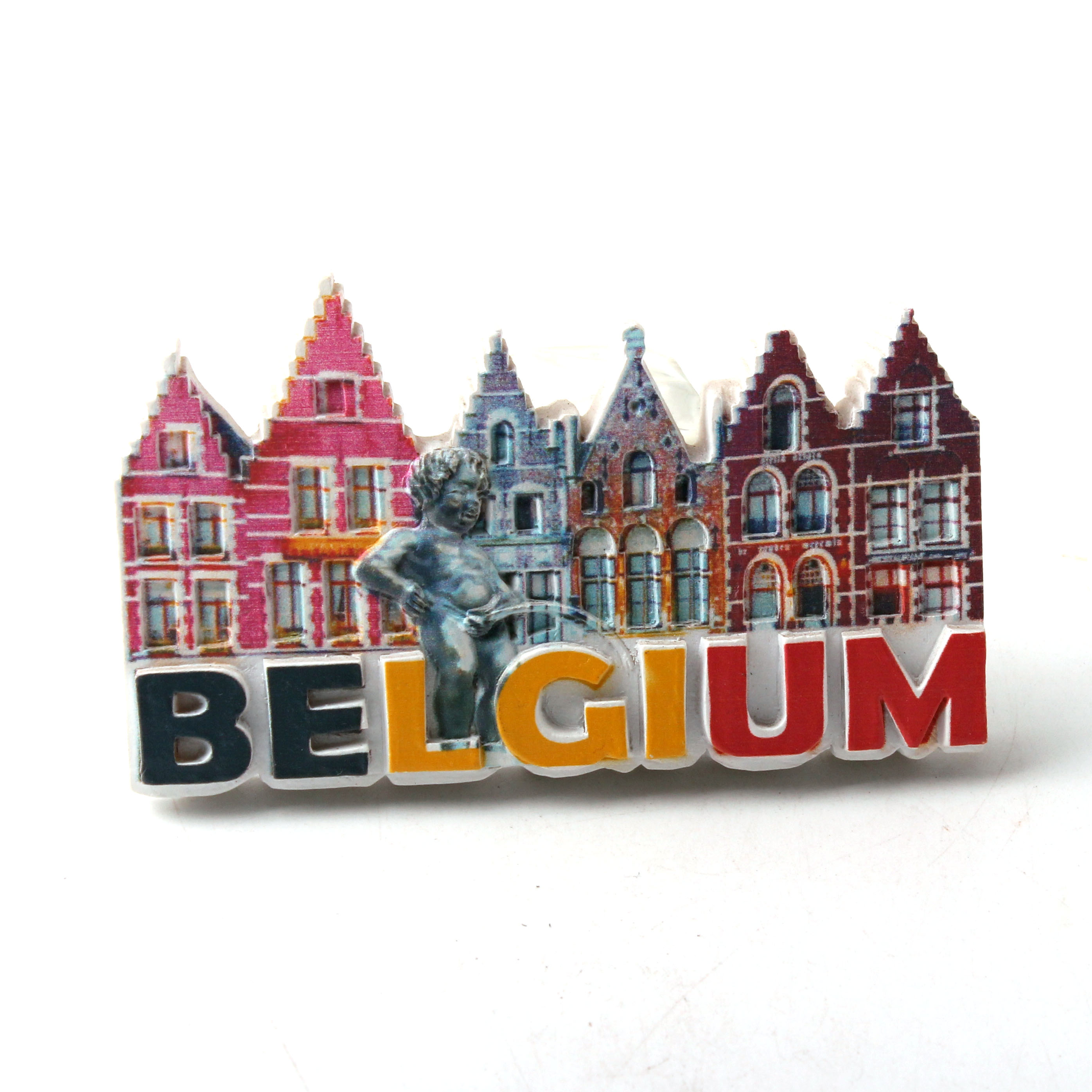 Fuente fábrica bruselas bélgica peurboy resina refrigerador stickers ver lugares de interés países refrigerador stickers wholesale Item Picture