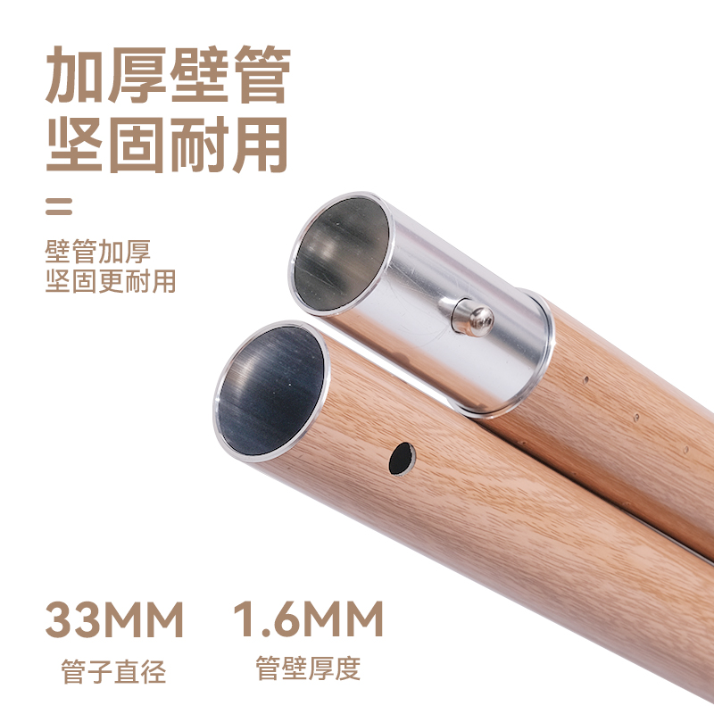 Xanuoduoji outdoor aluminum alloy canopy pole, camping tent thickened foyer pole, aluminum pole lengthened and raised, bracket splicing support pole Specification image