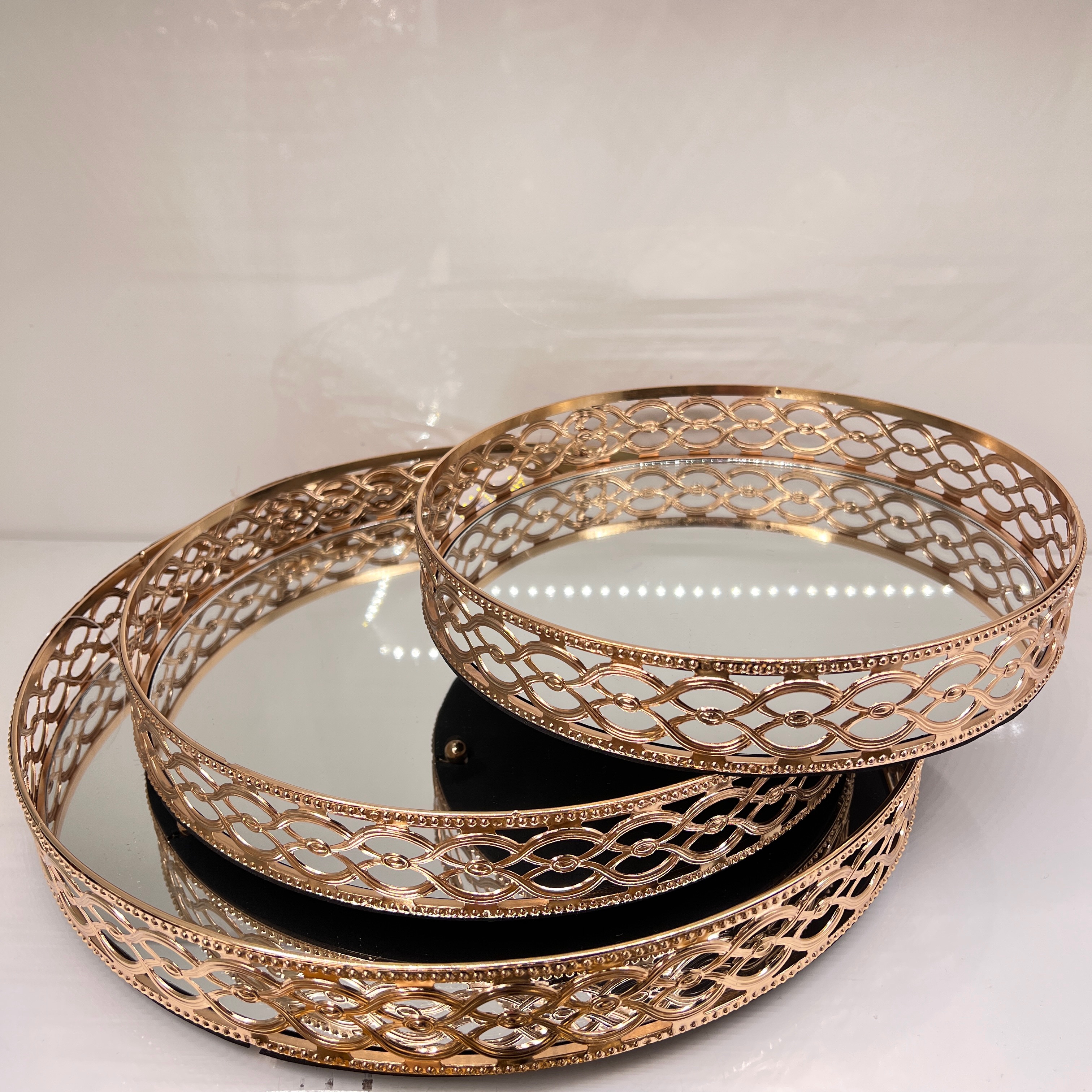 Beiyi Vase Metal Iron Handicrafts and Other Decorative Trays 3