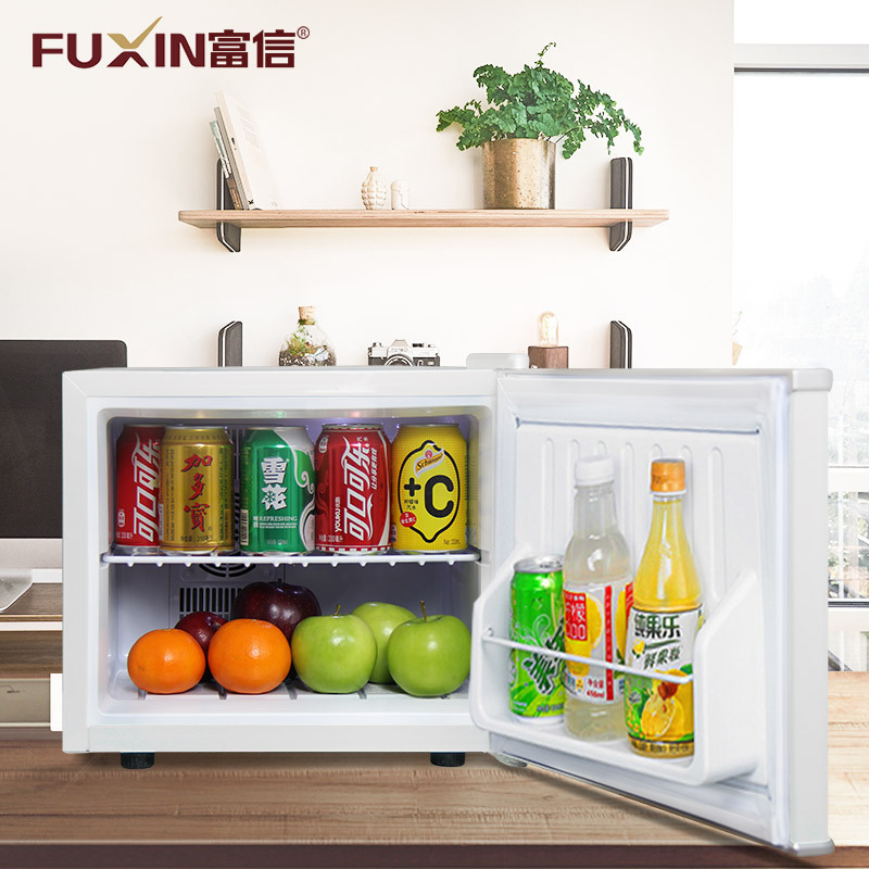 Single-door small refrigerator sample storage cabinet in hotel rooms, lockable refrigerator, food sample storage cabinet details Picture
