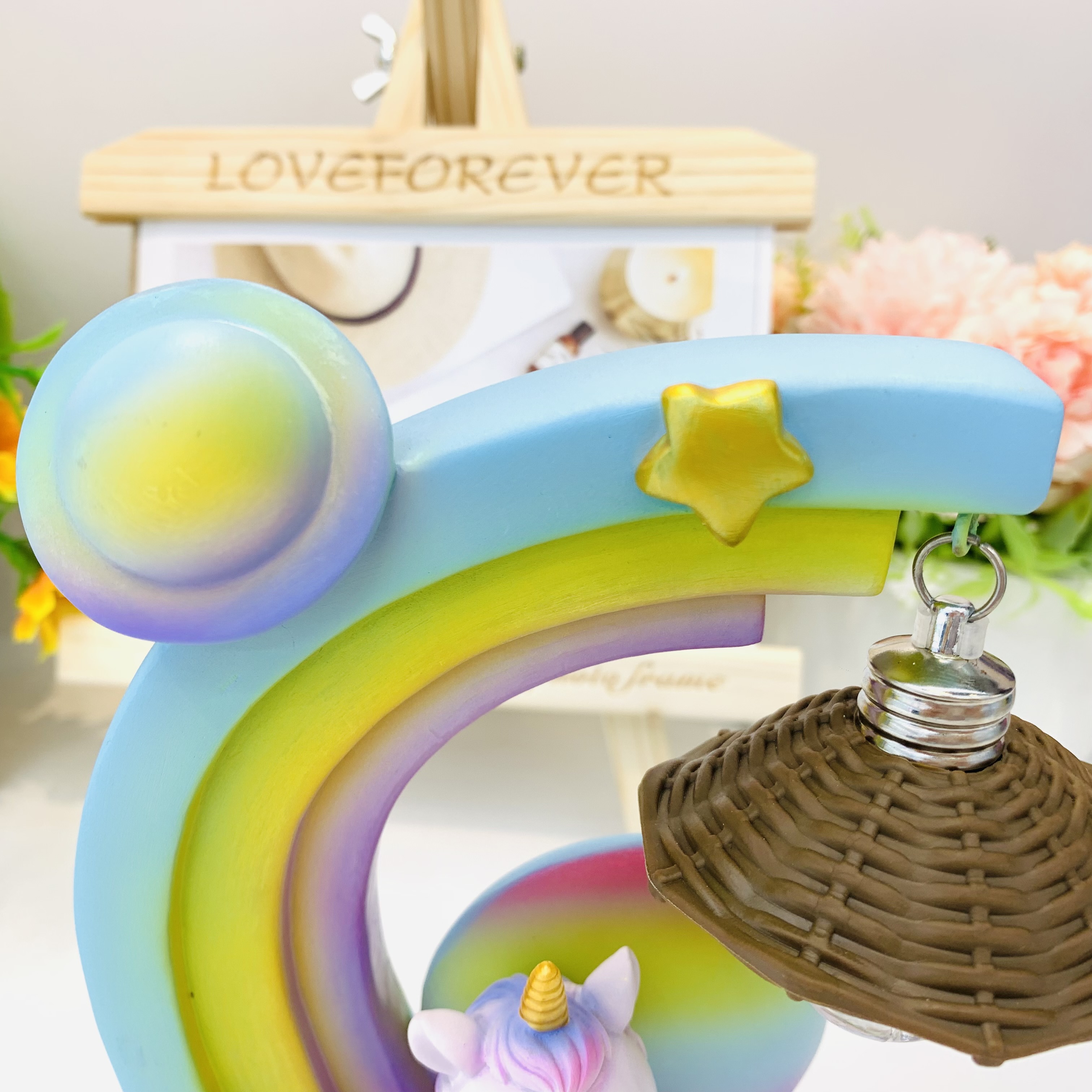 树脂独角兽/小夜灯细节图