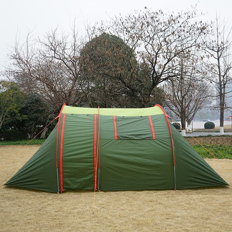夏诺多吉户外一室一厅露营多功能公园大帐篷  野营防水多人自驾游小房子