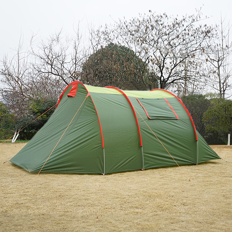 Xanuoduoji Outdoor one-bedroom, one-living-room camping, multi-functional park, large tent camping, waterproof, multi-person self-driving tour small house Application Scenario