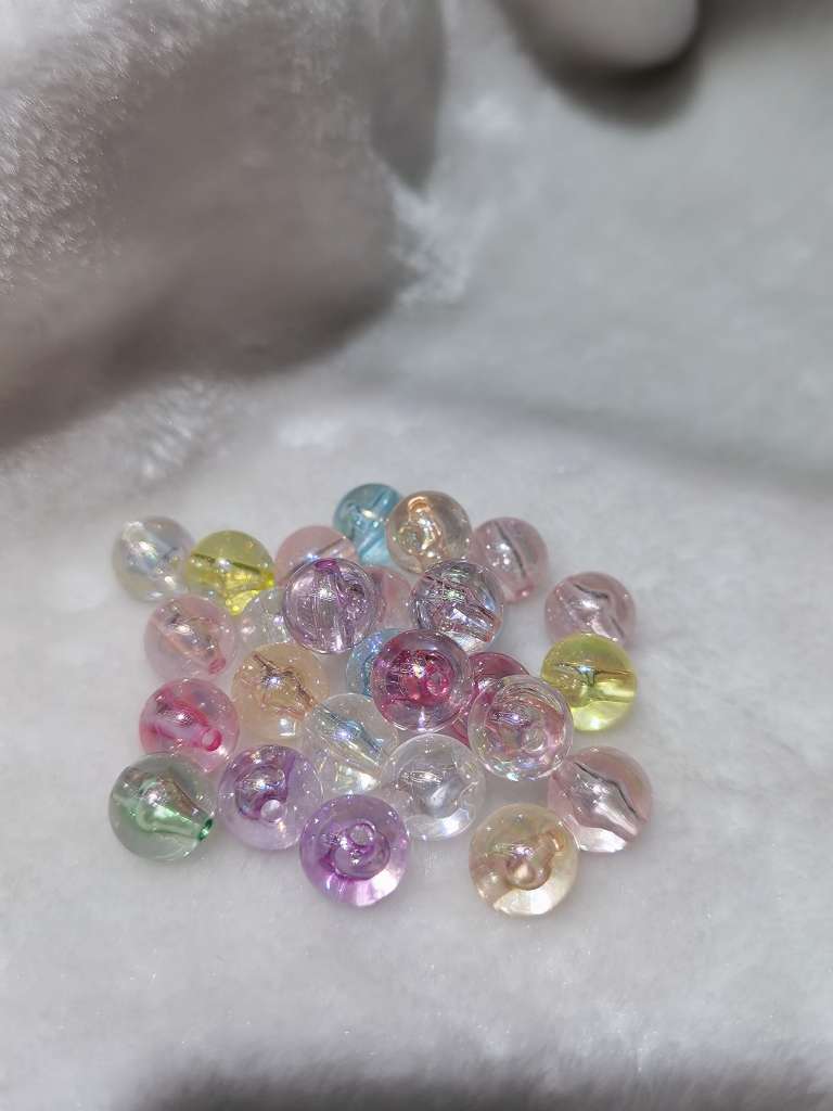 Acrílico primavera color transparente deslumbrante cuentas adornos accesorios cadena de teléfono móvil pulsera de cuentas móvil colgante Application Scenario