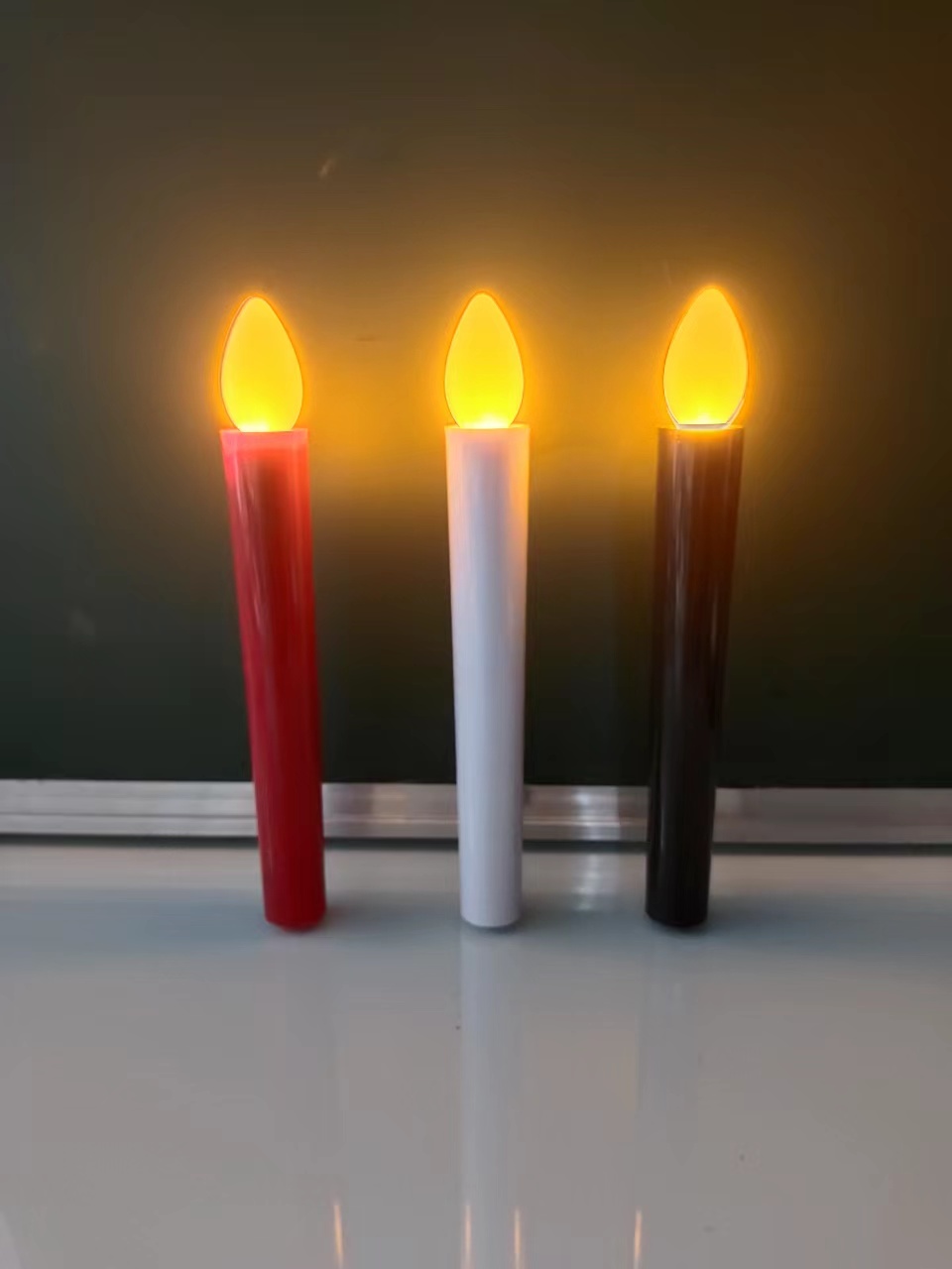 粗短杆蜡烛电子蜡烛大头灯仿真蜡烛详情图2
