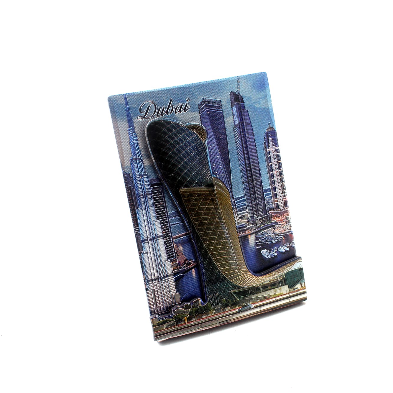 Factory direct sales of high-end foil paper soft magnetic 3D tourist souvenirs, wholesale of magnetic fridge magnets for Burj Al Arab Hotel in Dubai details Picture