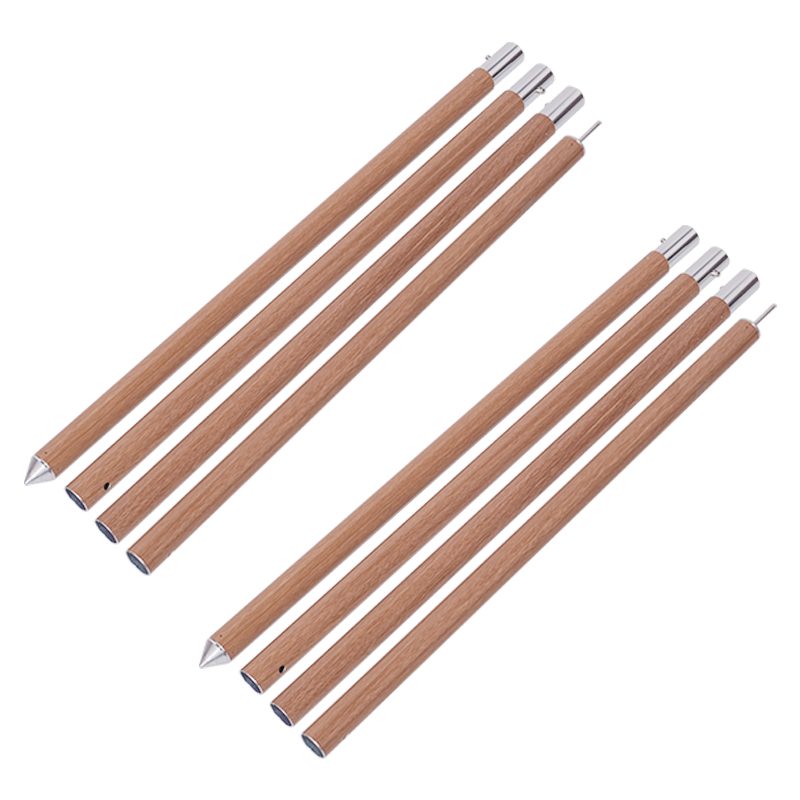 Xanuoduoji outdoor aluminum alloy canopy pole, camping tent thickened foyer pole, aluminum pole lengthened and raised, bracket splicing support pole details Picture