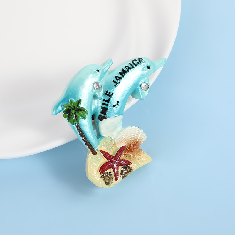 牙买加冰箱贴/海豚冰箱贴/拖鞋冰箱贴细节图