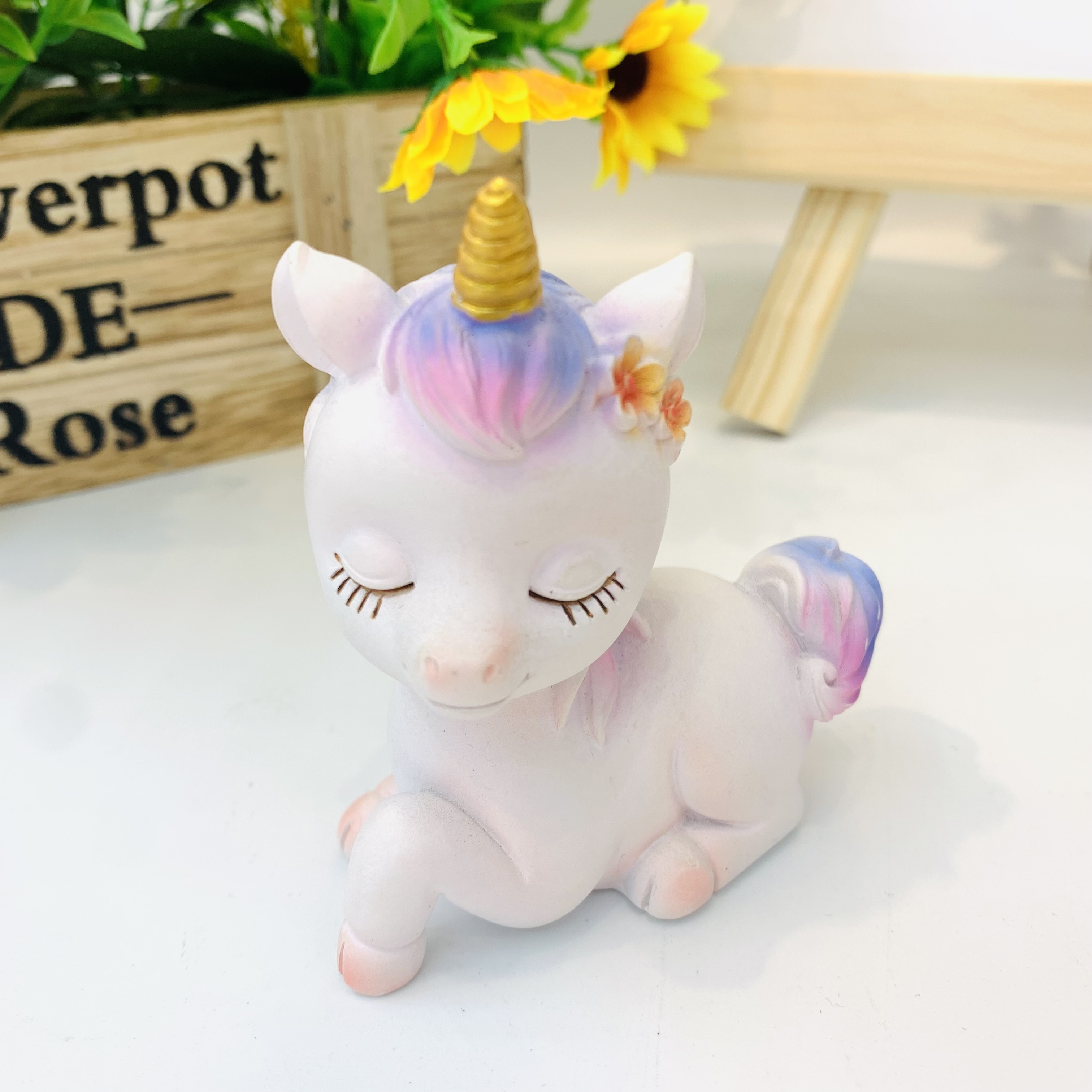 树脂独角兽/小情侣细节图