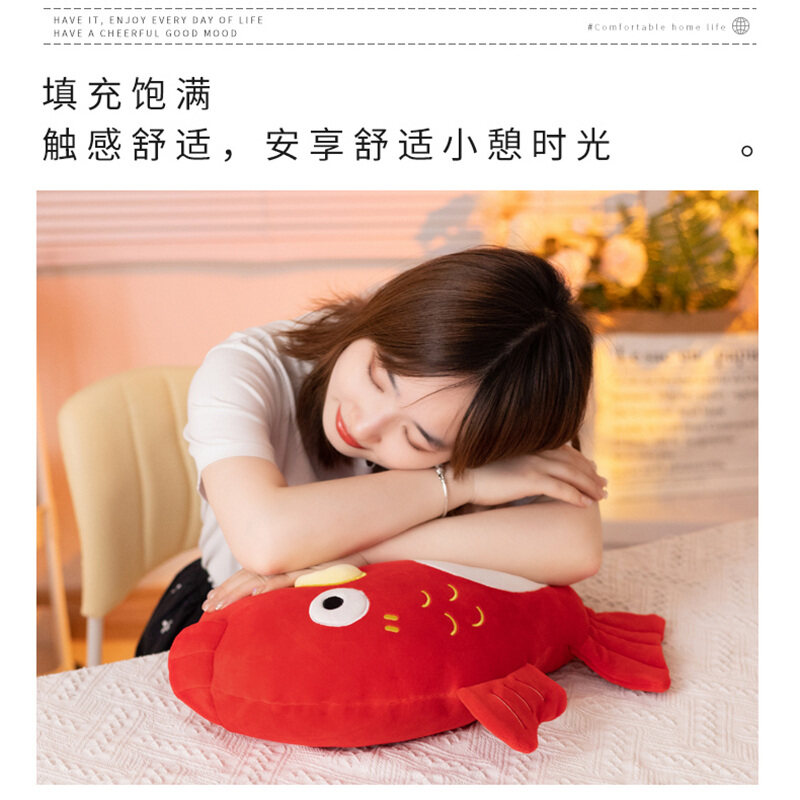 Cute ocean cartoon plush pillow Specification image