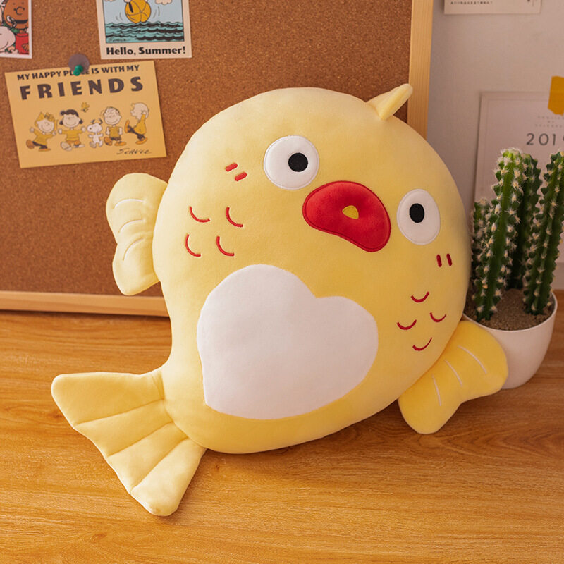 Cute ocean cartoon plush pillow Application Scenario