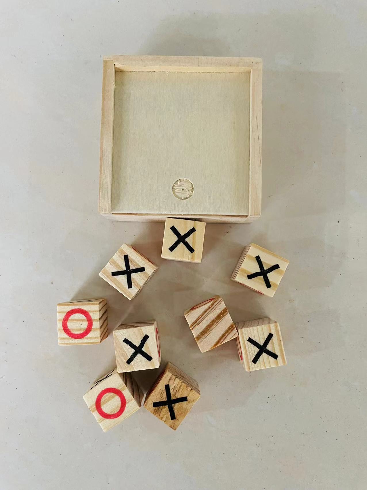 XO木制棋细节图