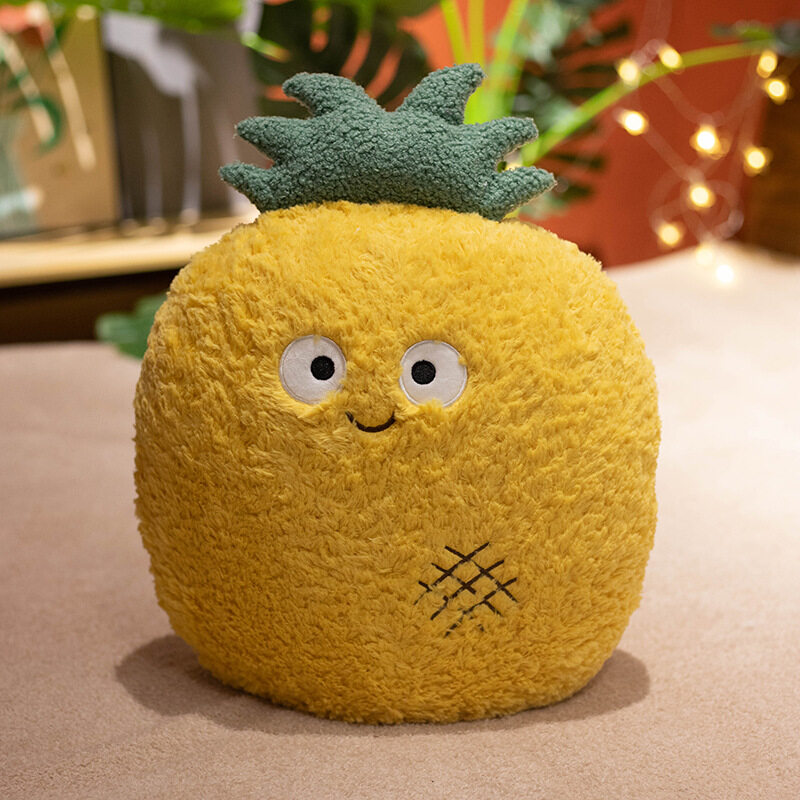 Cute cartoon fruit plush throw pillow details Picture