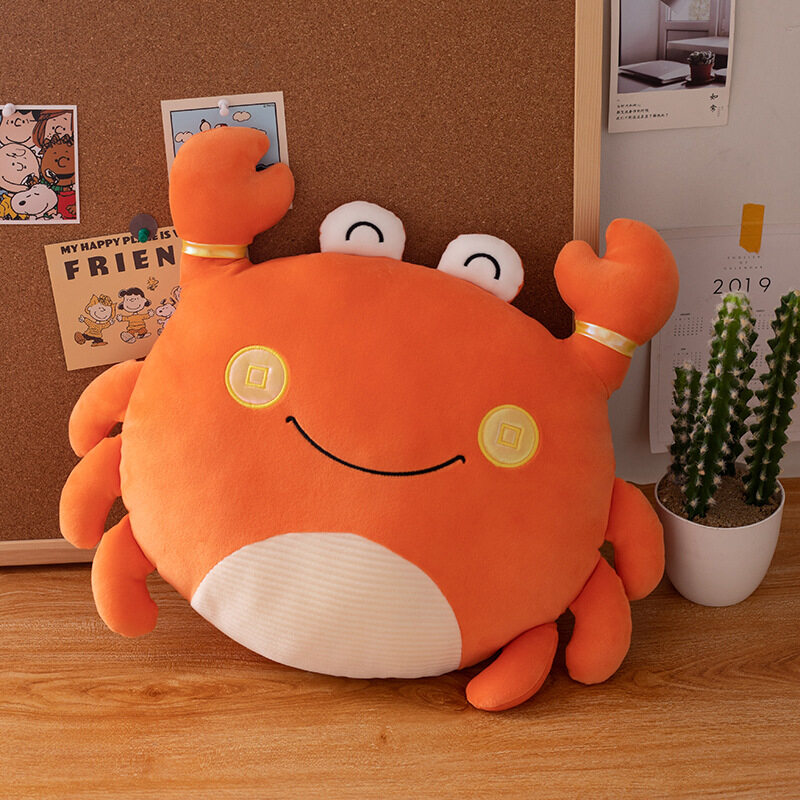 Cute cartoon plush throw pillow