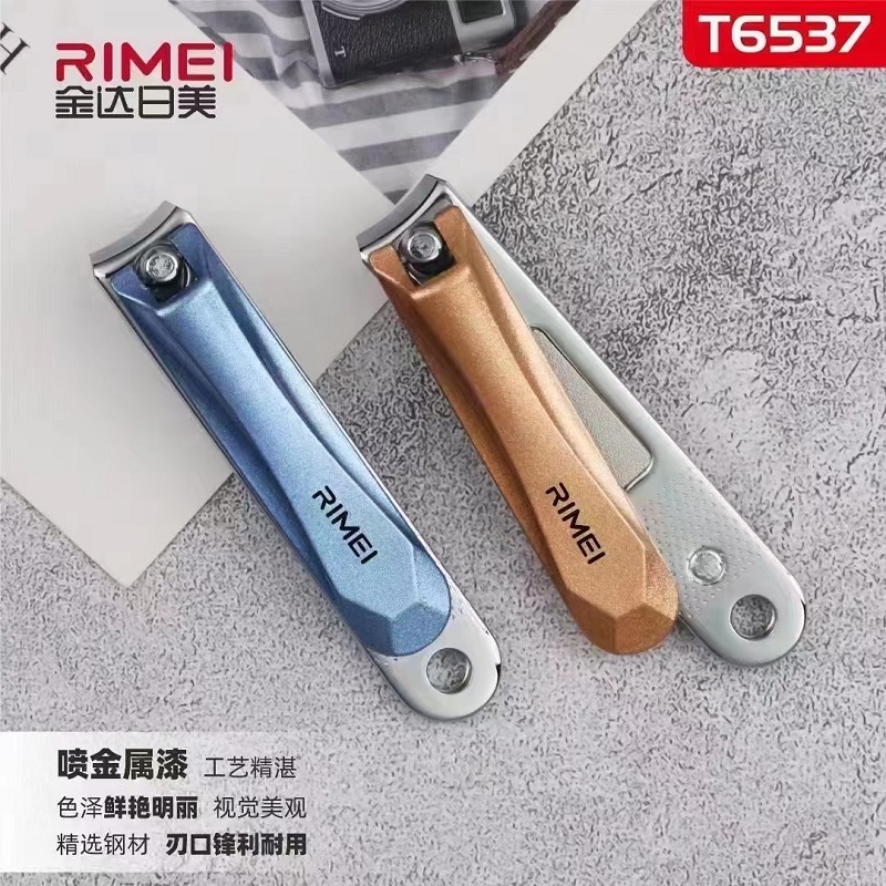 Jinda Rimei T6537 flat-mouthed nail clippers for men and women, medium-sized nail clippers with files, wholesale Application Scenario