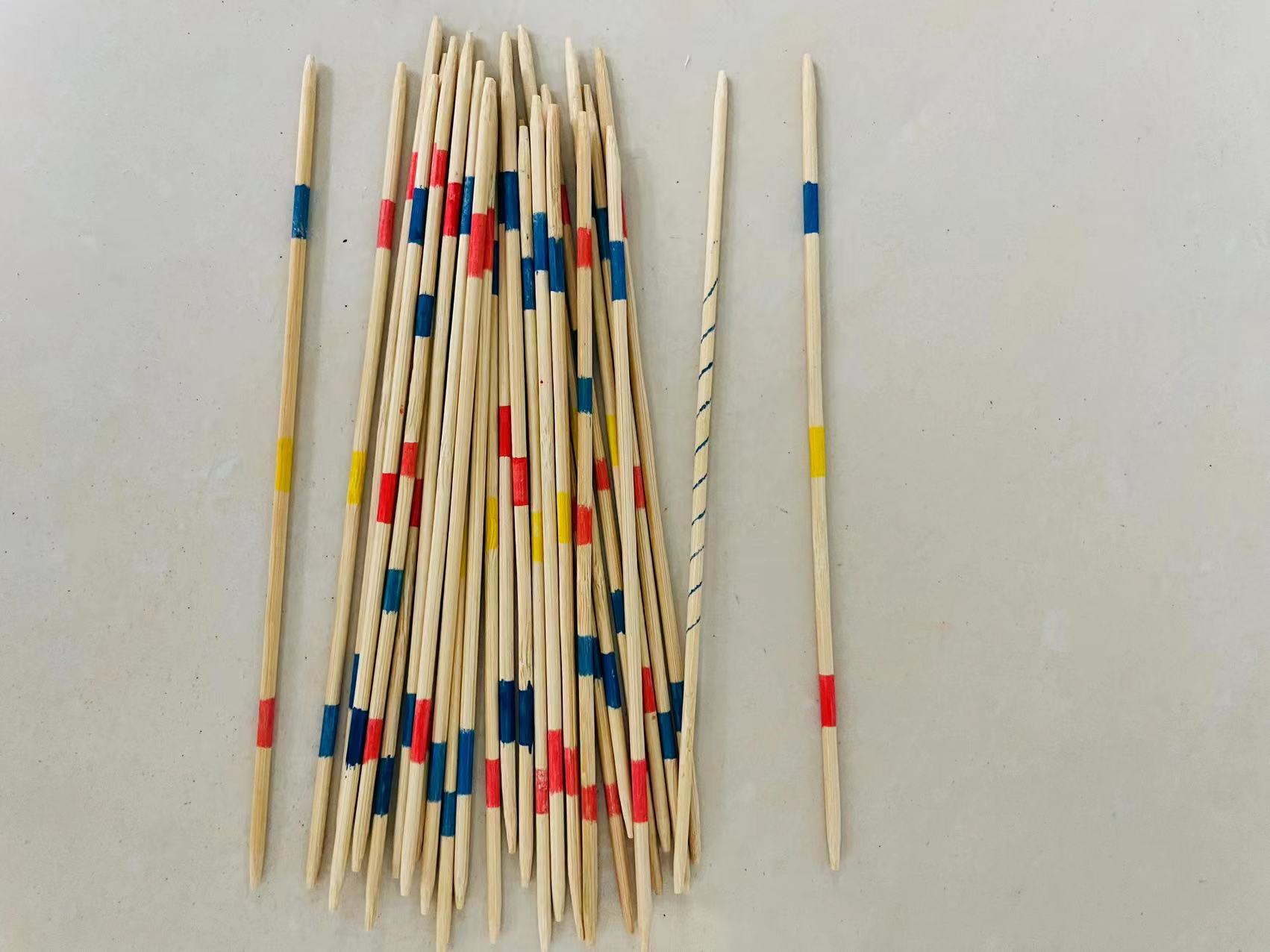 木质游戏棒细节图