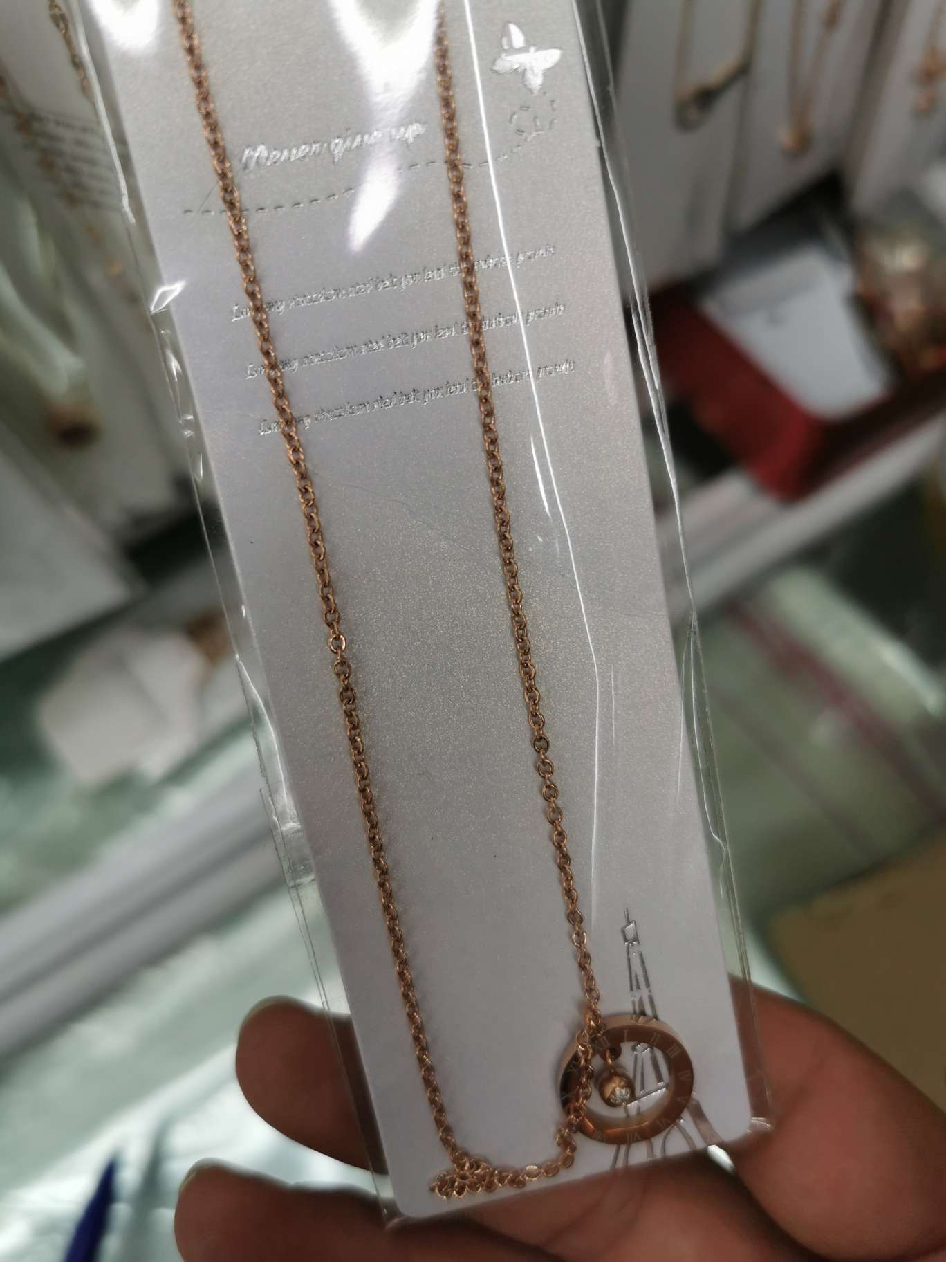 项链实物图