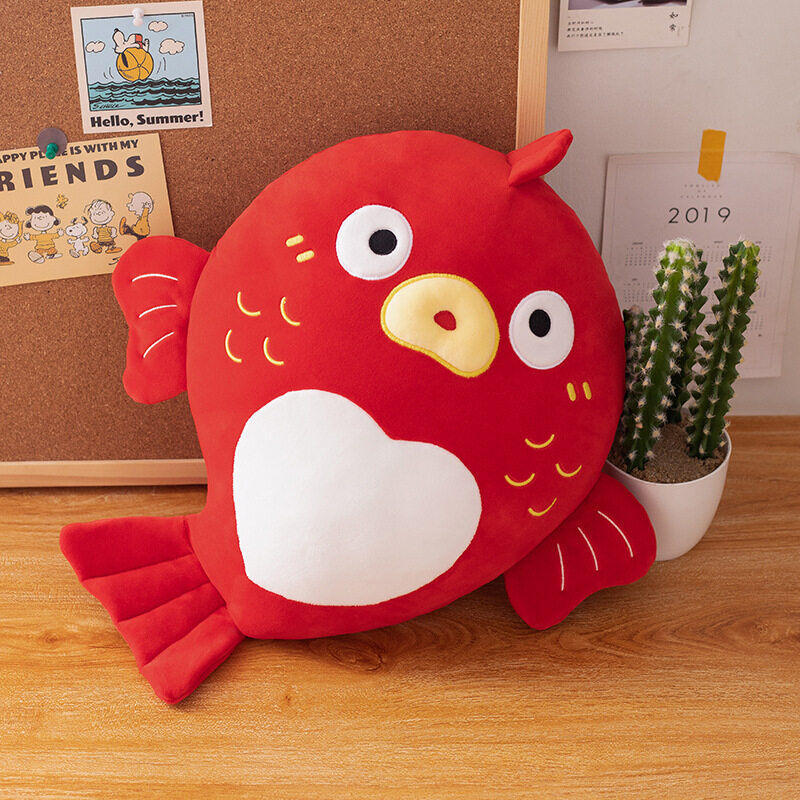 Cute ocean cartoon plush pillow details Picture