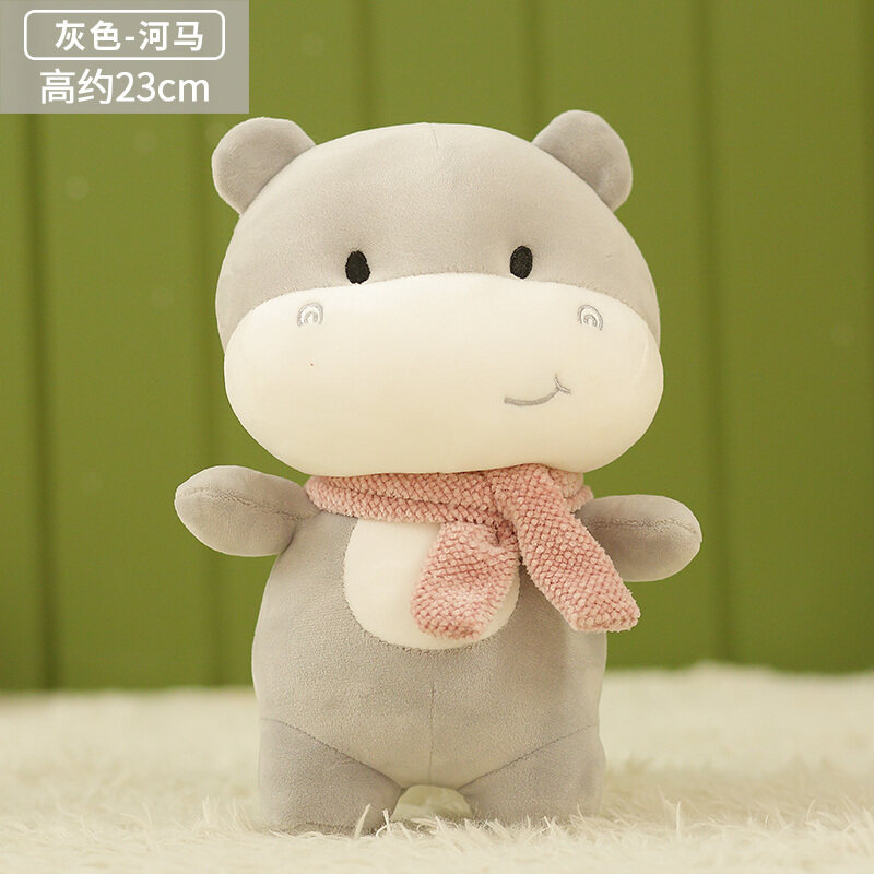 Cute animal cartoon ice cream plush pillow