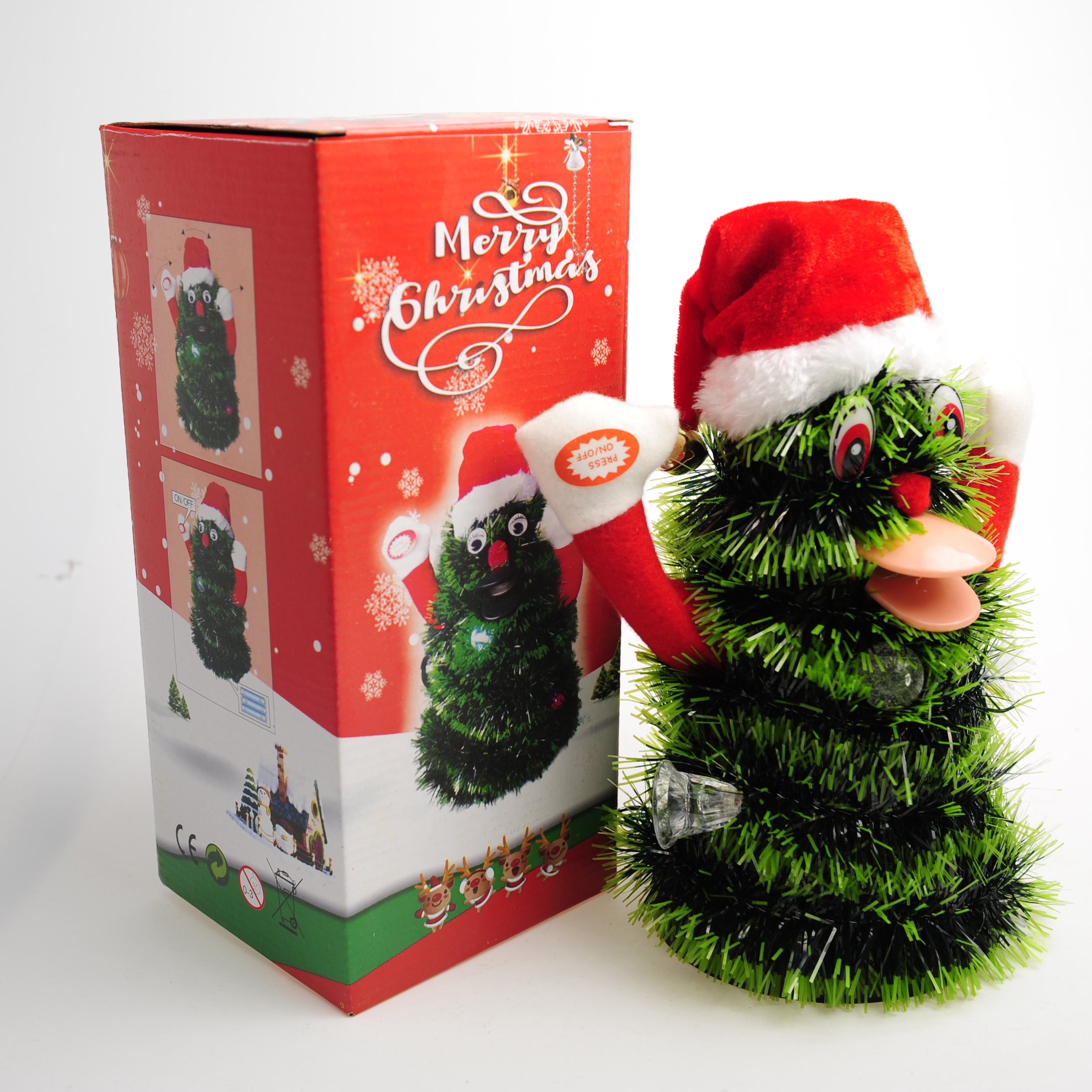 Electric Santa Claus, Christmas tree, swinging Santa Claus, decorative ornaments, toys, Christmas Item Picture