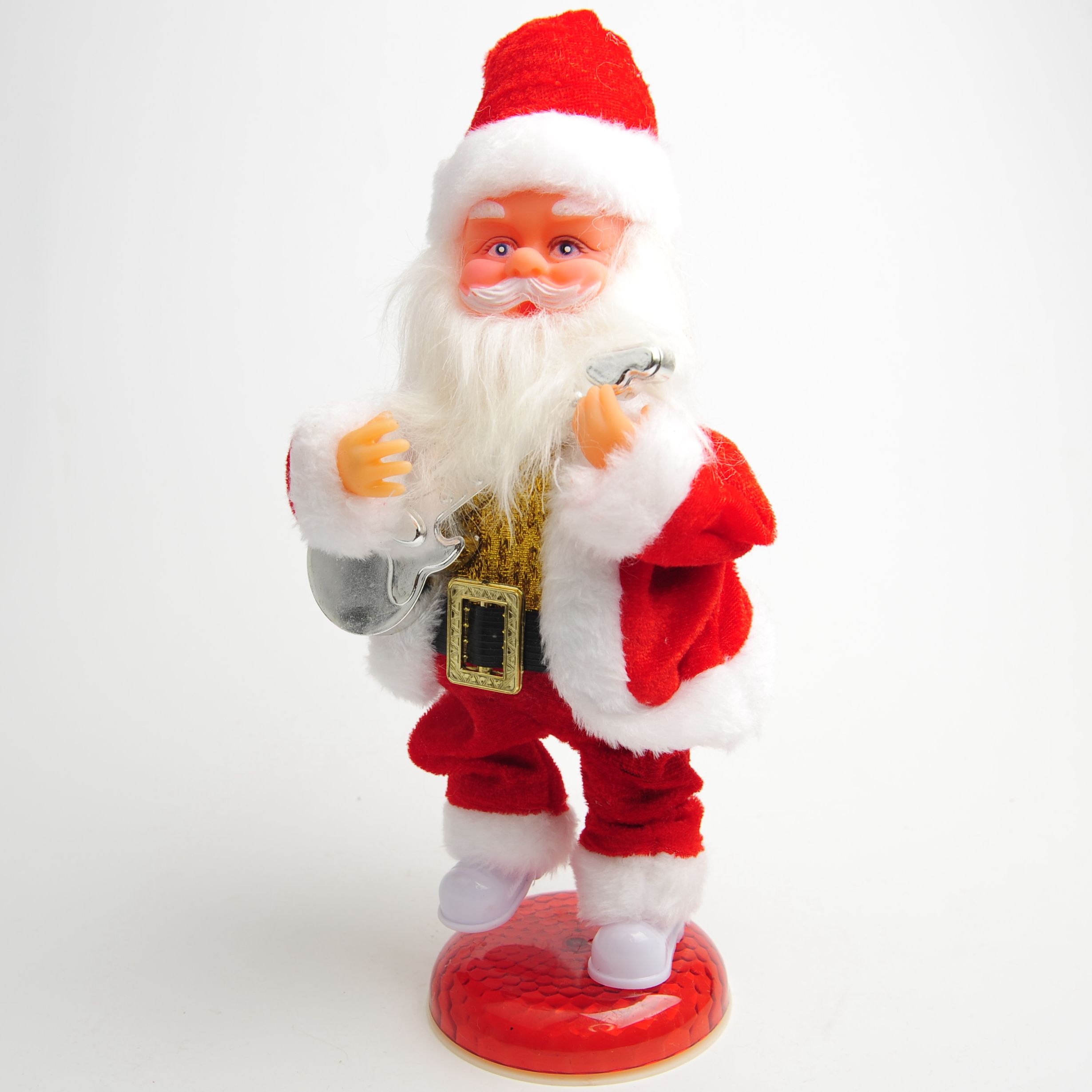 Electric Santa Claus, Christmas guitar swing Old man, Santa Claus decorative ornaments, toys, Christmas Specification image