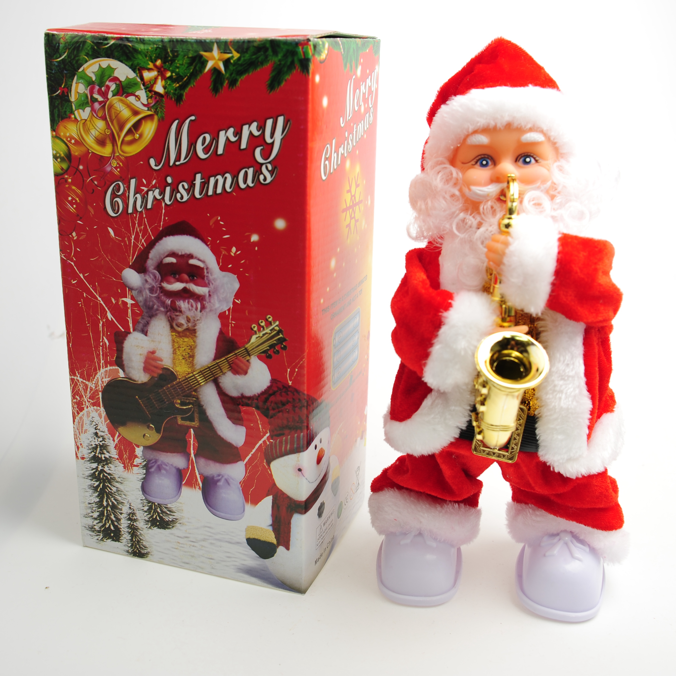 Electric Santa Claus, Christmas music, electric swing Old man, Santa Claus decorative ornaments, toys, Christmas Item Picture