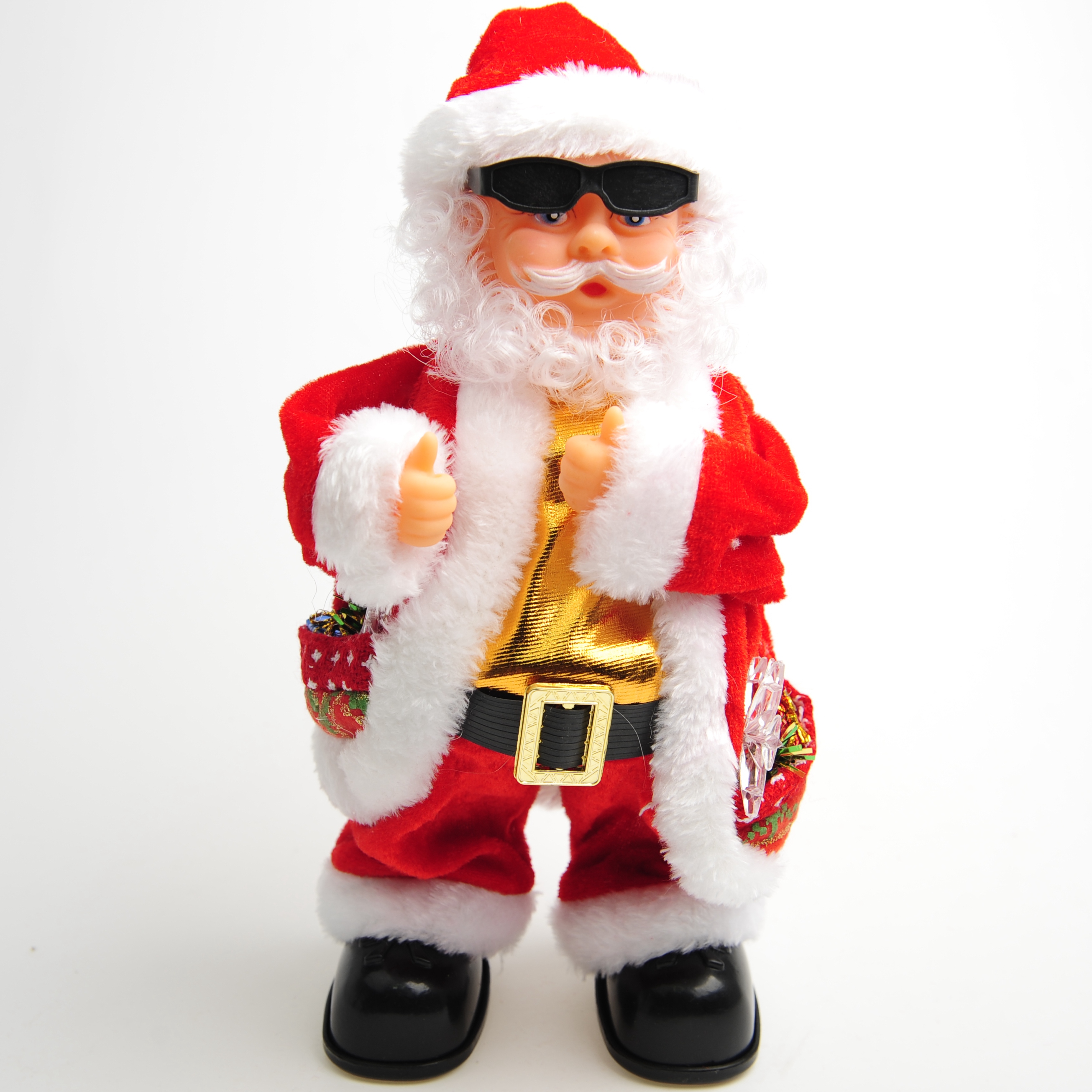 电动圣诞老人圣诞节音乐电动摇摆老人圣诞老人装饰摆件玩具圣诞