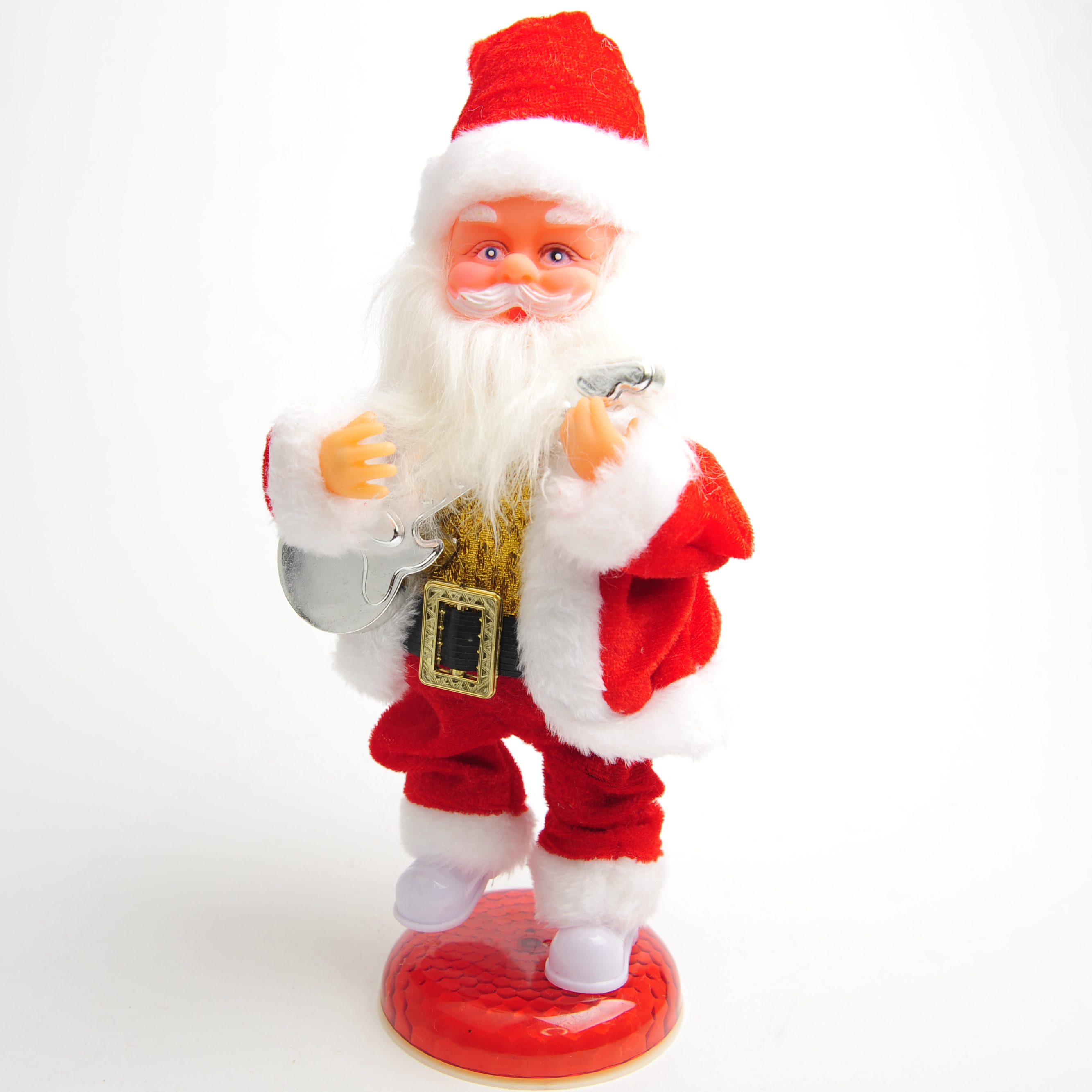 电动圣诞老人圣诞节吉他摇摆老人圣诞老人装饰摆件玩具圣诞