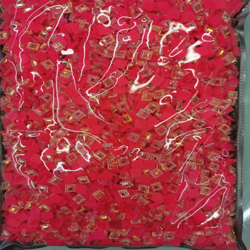 白色树脂钻新款冰花平底果冻钻机贴钻美甲贴钻超闪服装辅料