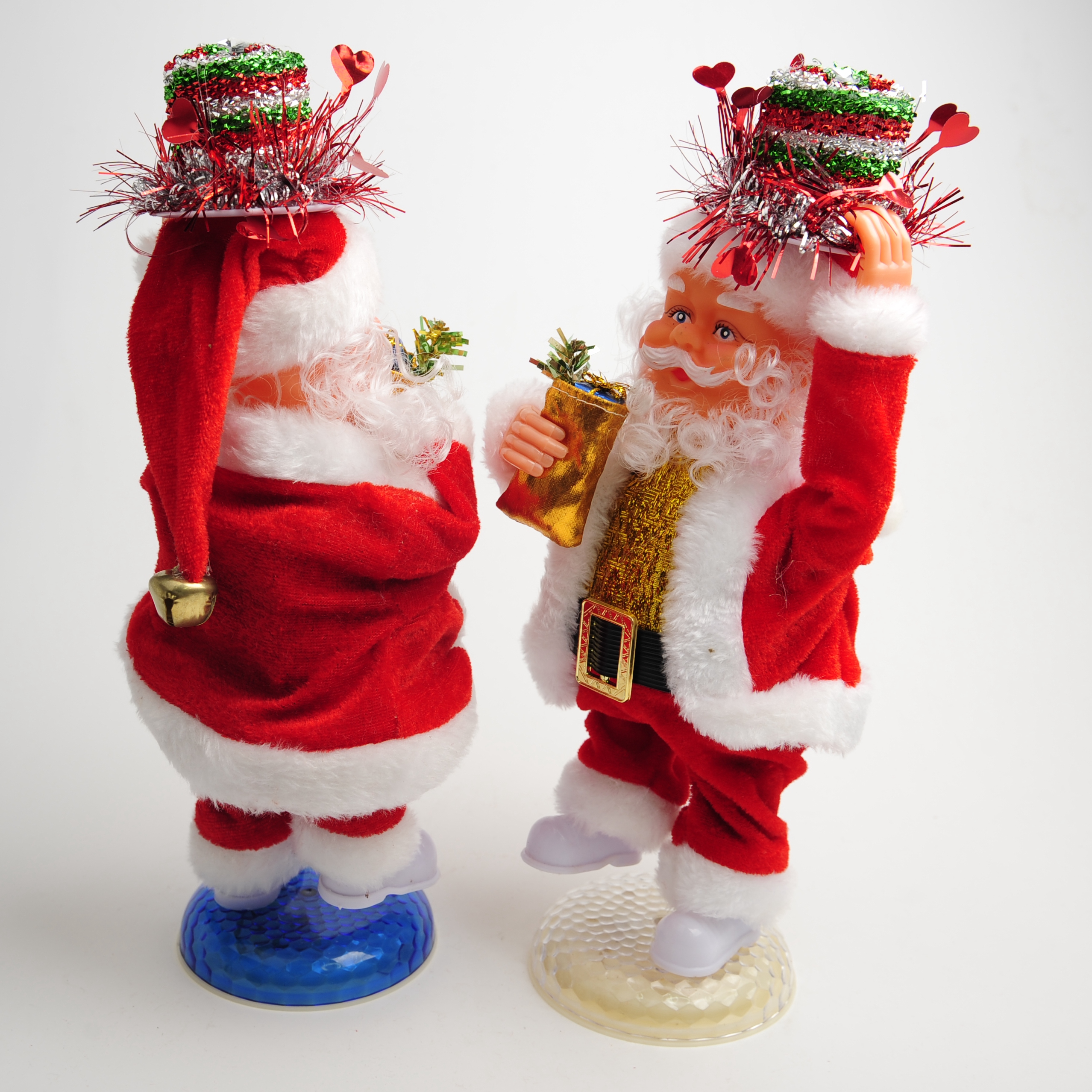 Electric Santa Claus, Christmas Cheer, Swinging Santa Claus, decorative figurines, toys, Christmas Specification image