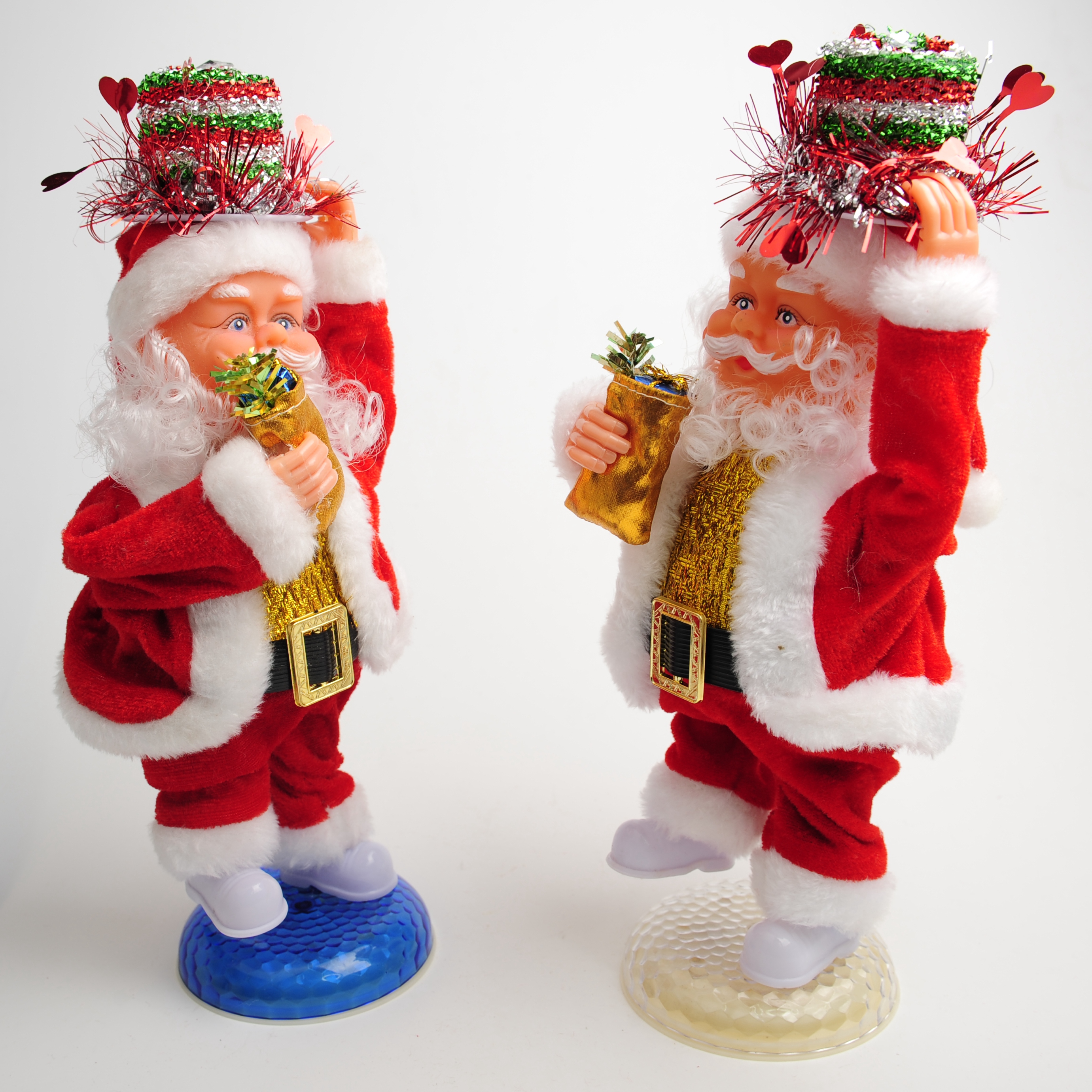 Electric Santa Claus, Christmas Cheer, Swinging Santa Claus, decorative figurines, toys, Christmas details Picture
