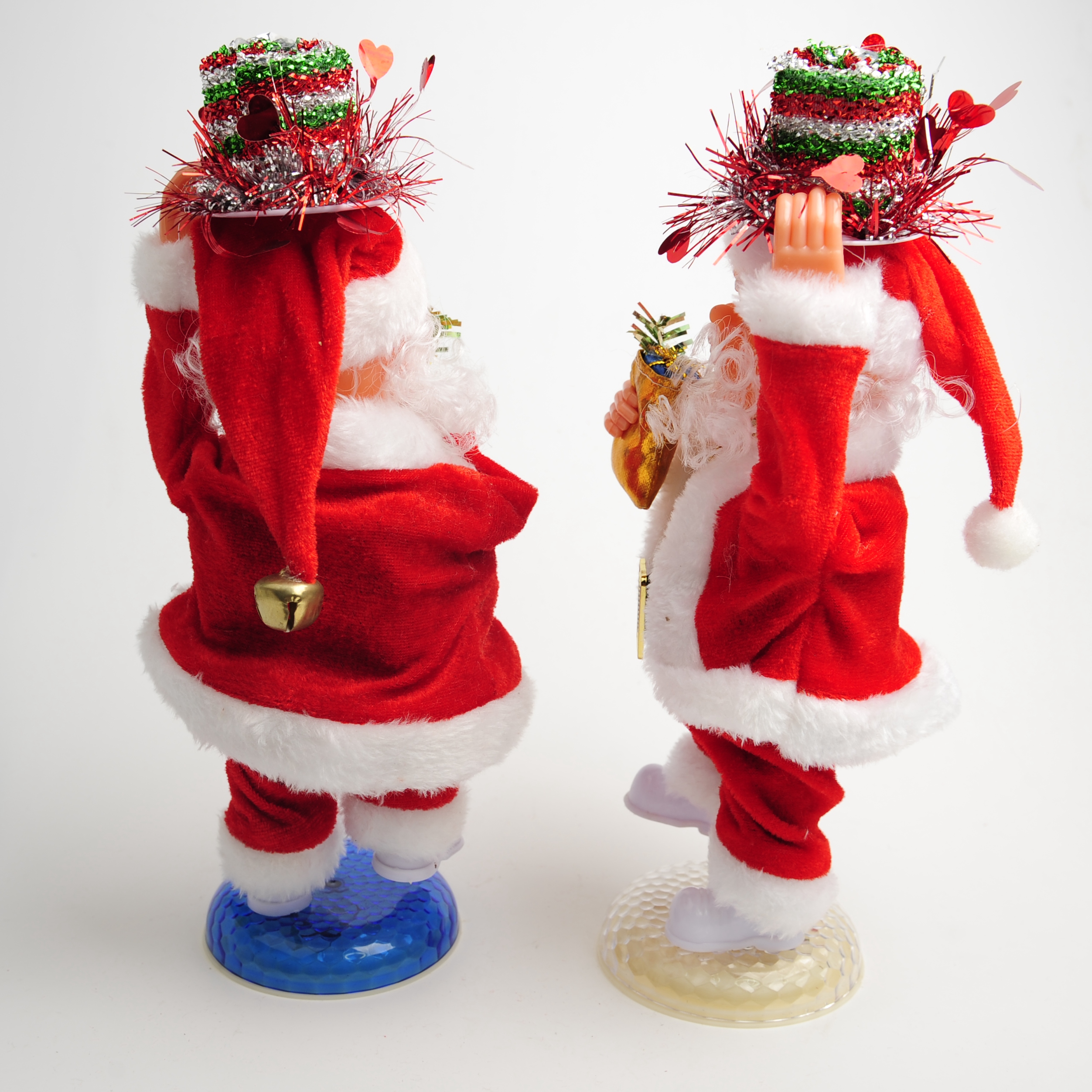 Electric Santa Claus, Christmas Cheer, Swinging Santa Claus, decorative figurines, toys, Christmas Application Scenario