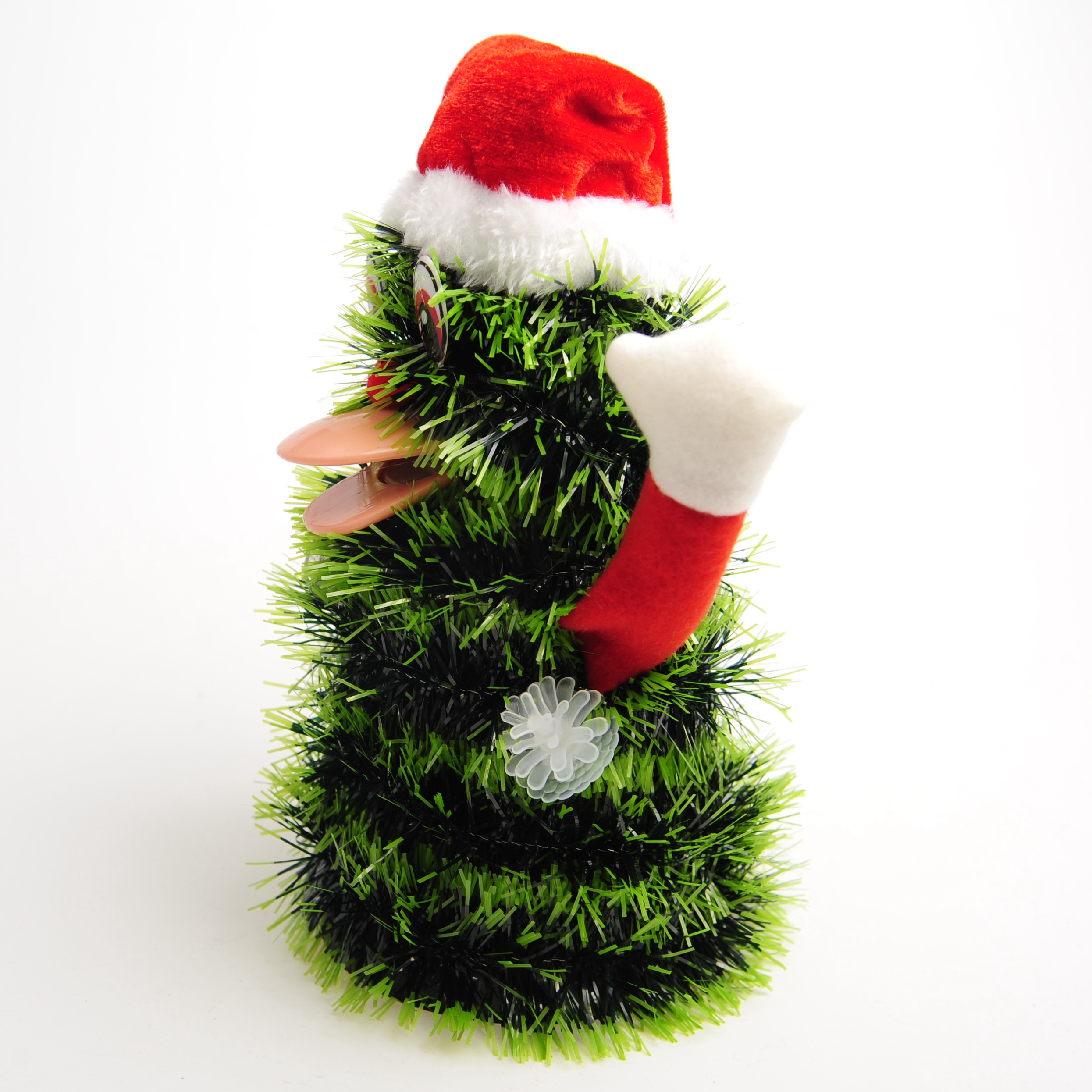 Electric Santa Claus, Christmas tree, swinging Santa Claus, decorative ornaments, toys, Christmas details Picture