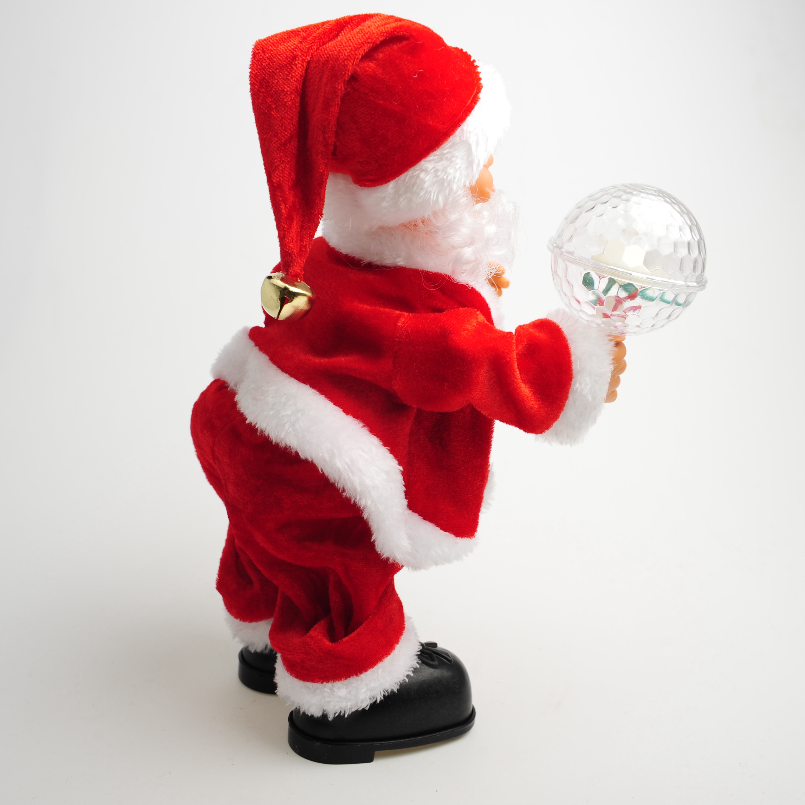 Electric Santa Claus, Christmas ball swinging Old Man, Santa Claus decorative figurines, toys, Christmas Application Scenario