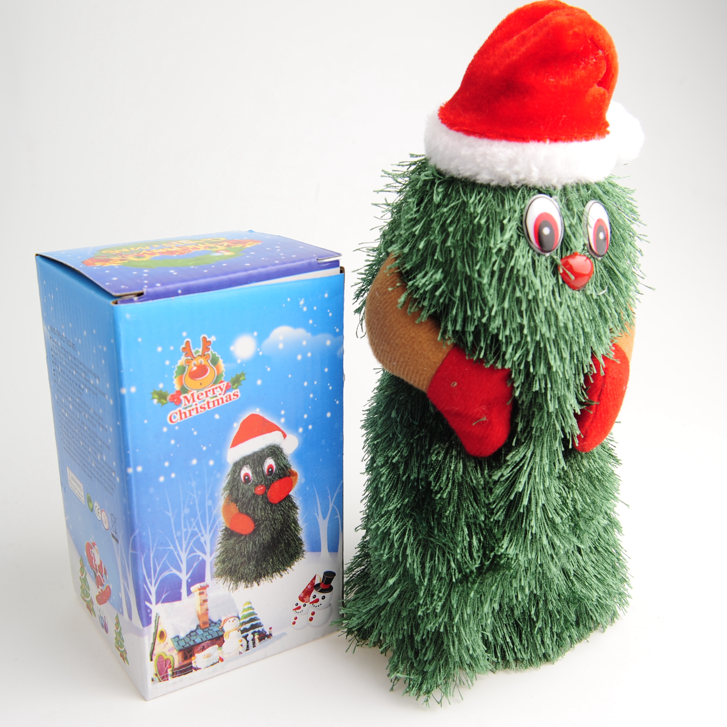 Christmas electric Christmas tree, plush toy, Christmas tree can sing, dance, glow, Christmas tree party, festival gift Item Picture