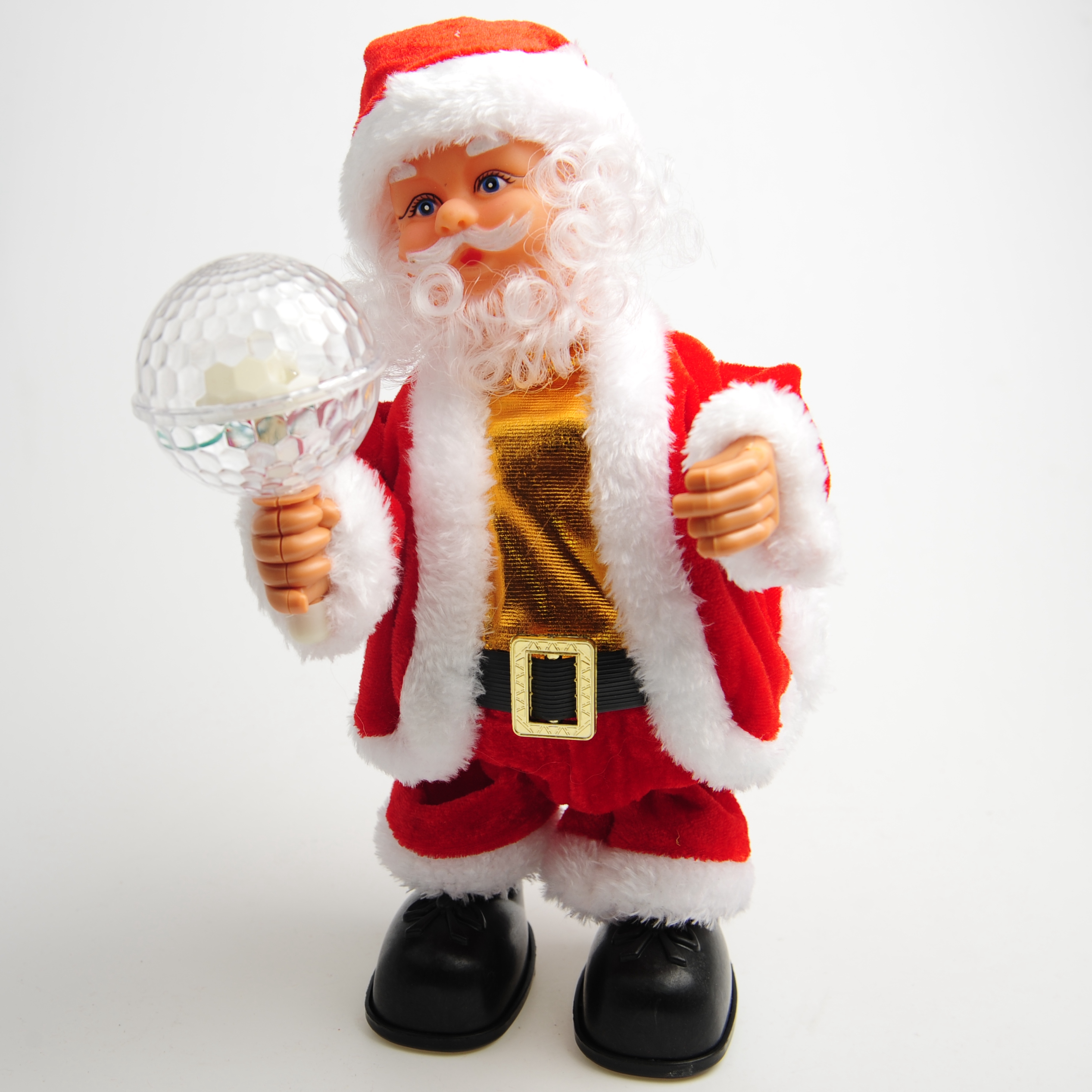 Electric Santa Claus, Christmas ball swinging Old Man, Santa Claus decorative figurines, toys, Christmas