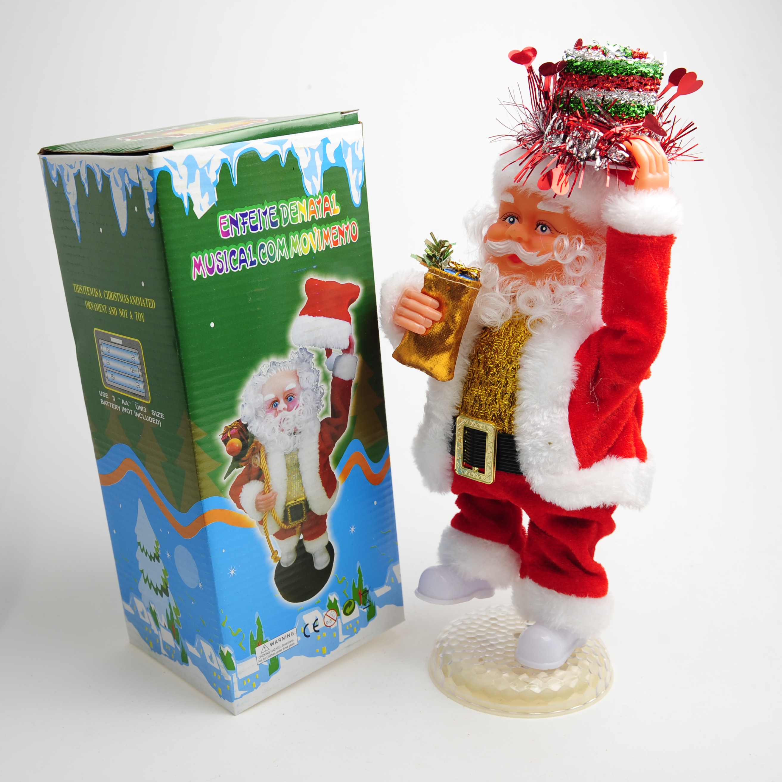 Electric Santa Claus, Christmas Cheer, Swinging Santa Claus, decorative figurines, toys, Christmas Item Picture