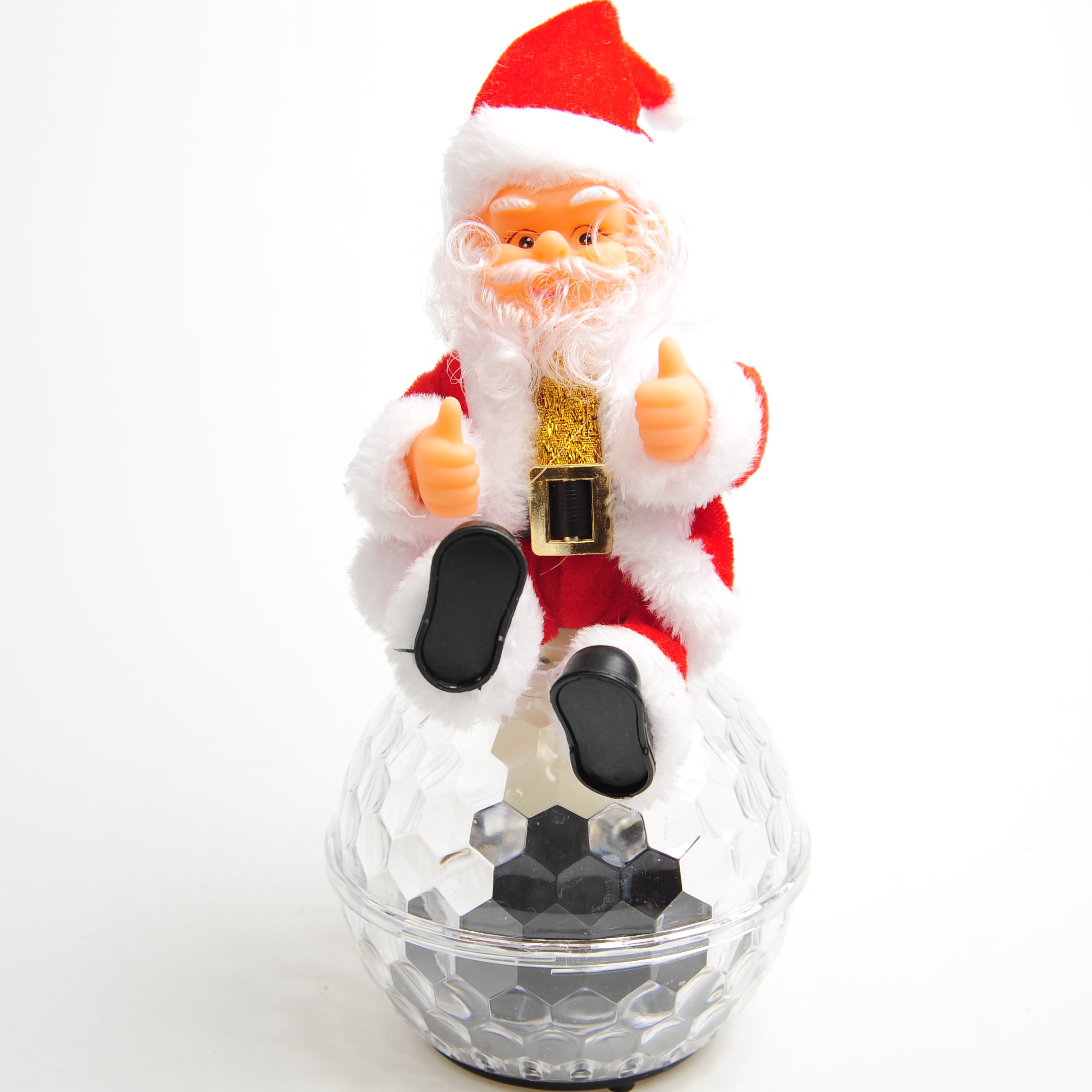 Electric Santa Claus, Christmas luminous ball, swinging Santa Claus, decorative ornaments, toys, Christmas details Picture