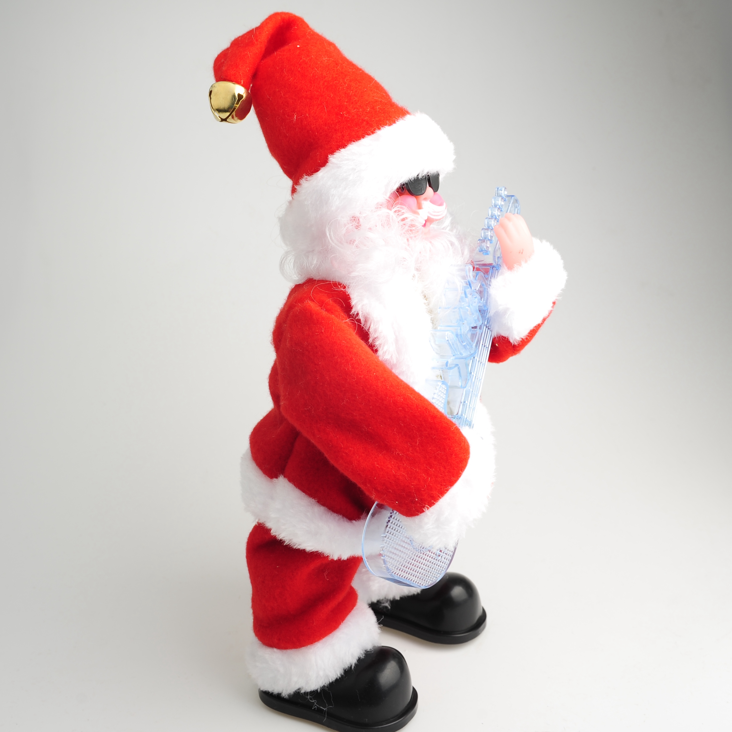 Creative new Christmas electric music swing, old man playing guitar, old man ornaments, decorations, gifts Specification image