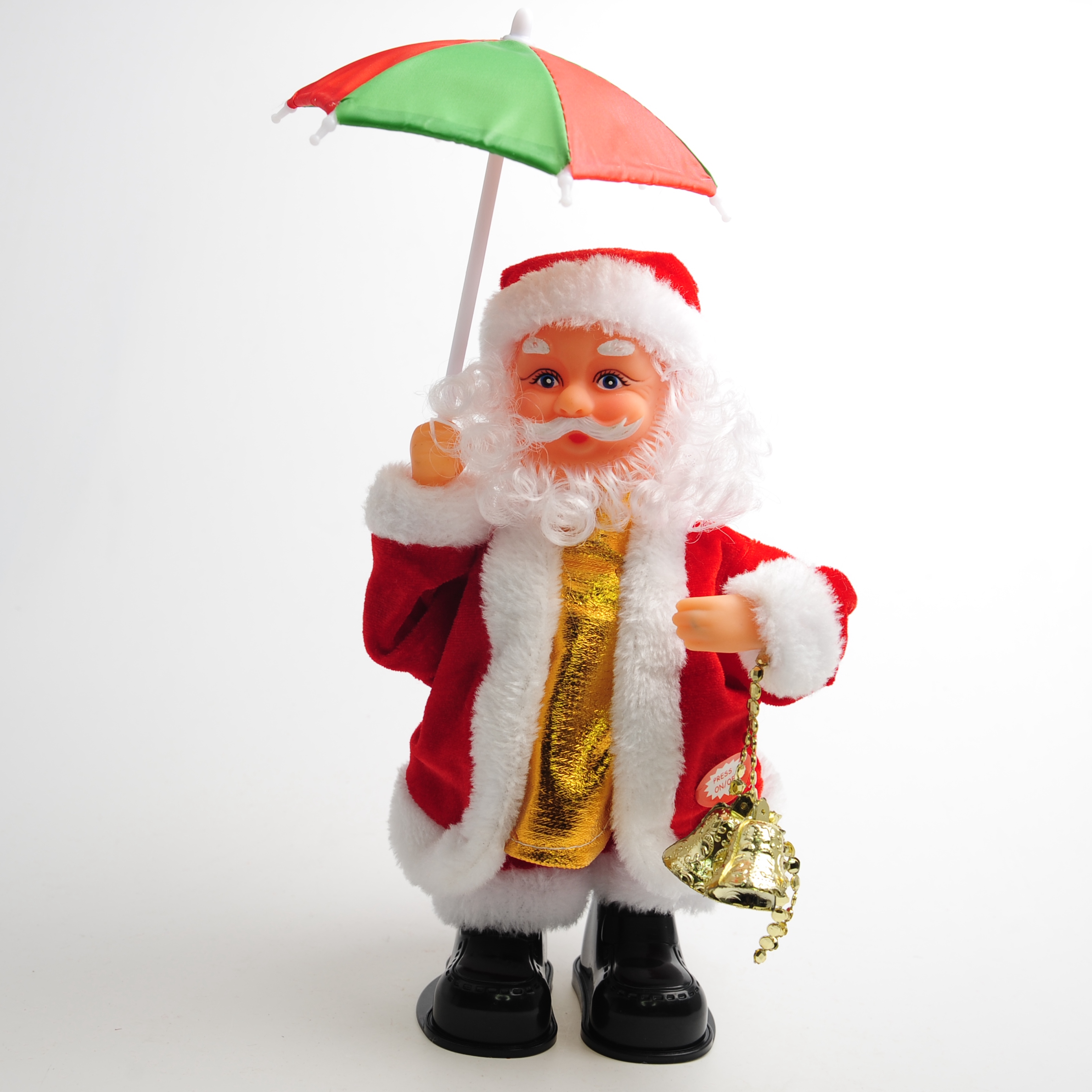 Santa Claus electric umbrella Santa Claus Christmas decorative item